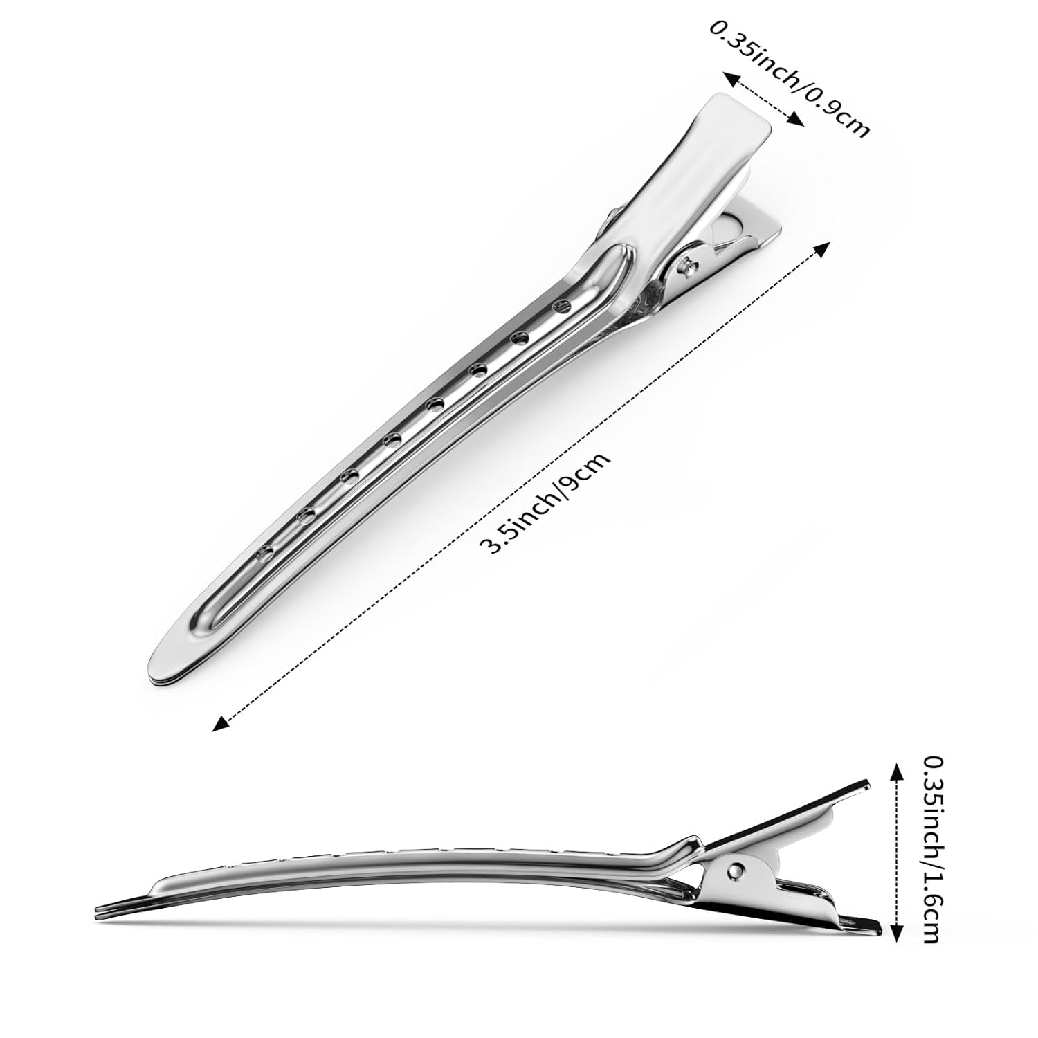30PCS Hair Clips for Women, Girls & Hair Pins: l Non-Slip 20 Mini 1.89" Snap & 10 Large 3.5" Alligator & Duckbill Sectioning Clips, Salon Styling & Kids Hairstyle Use Multi-Color