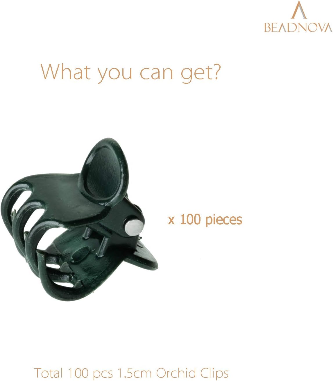 Plant Clips 100Pcs Orchid Clips Orchid Support Clips Vine Clips Plant Clips for Support Flower Orchid Vine 100PCS