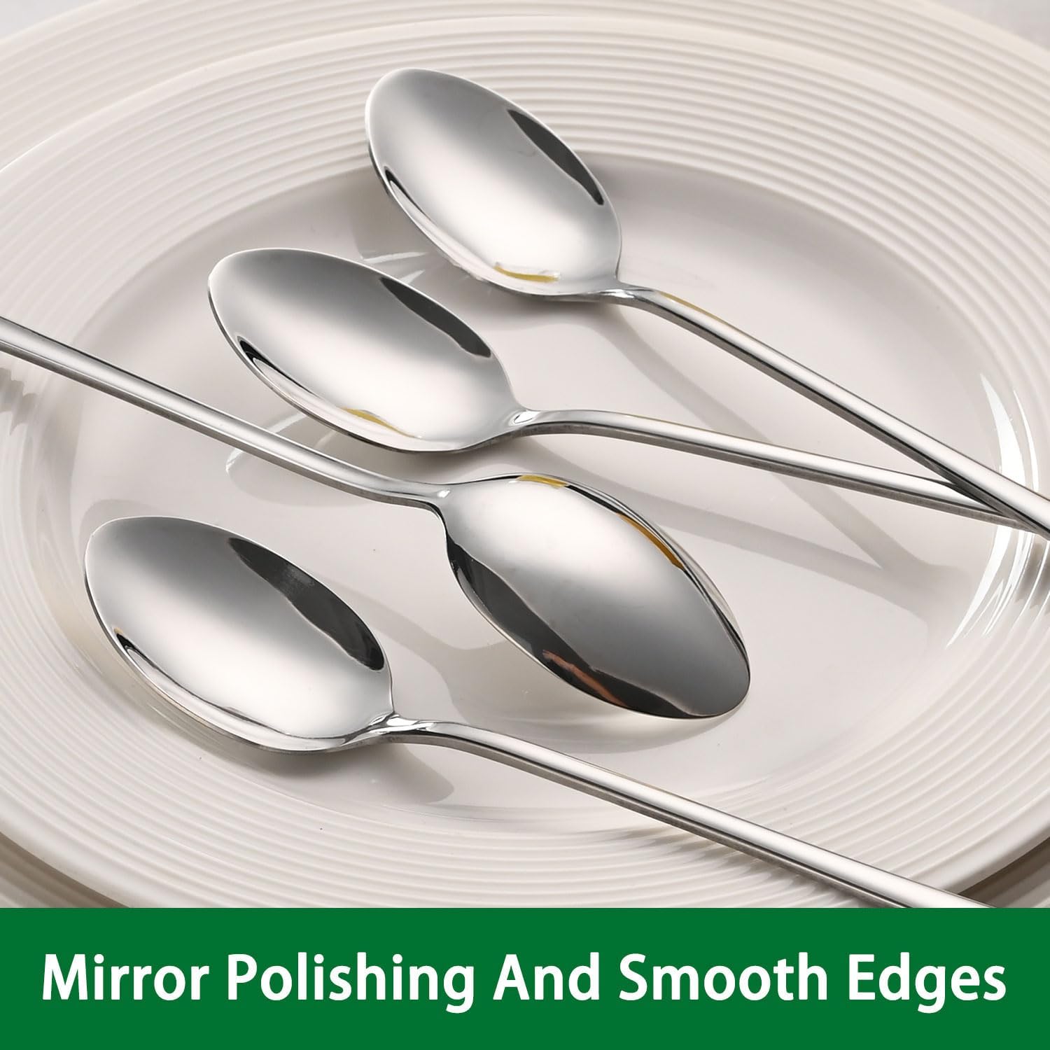 7.5 Inches Stainless Steel Iced Tea Spoons,Set Of 8 Long Stirring Spoons For Coffee,Cocktail,Ice Cream,Long Handle Iced Teaspoons,Latte Spoons For Mixing