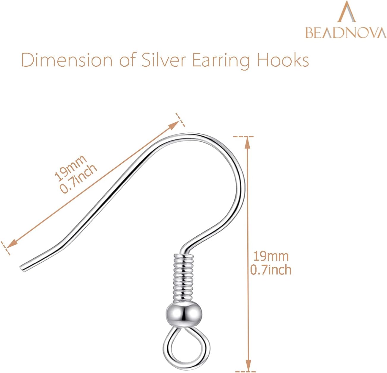 Fish Hook Earring Hooks 150pcs Earring Findings with Backs for Ear Wire Supplies Ear Post Making DIY 150pcs Silver Earrwires and 150 pcs Backs, Total 300pcs