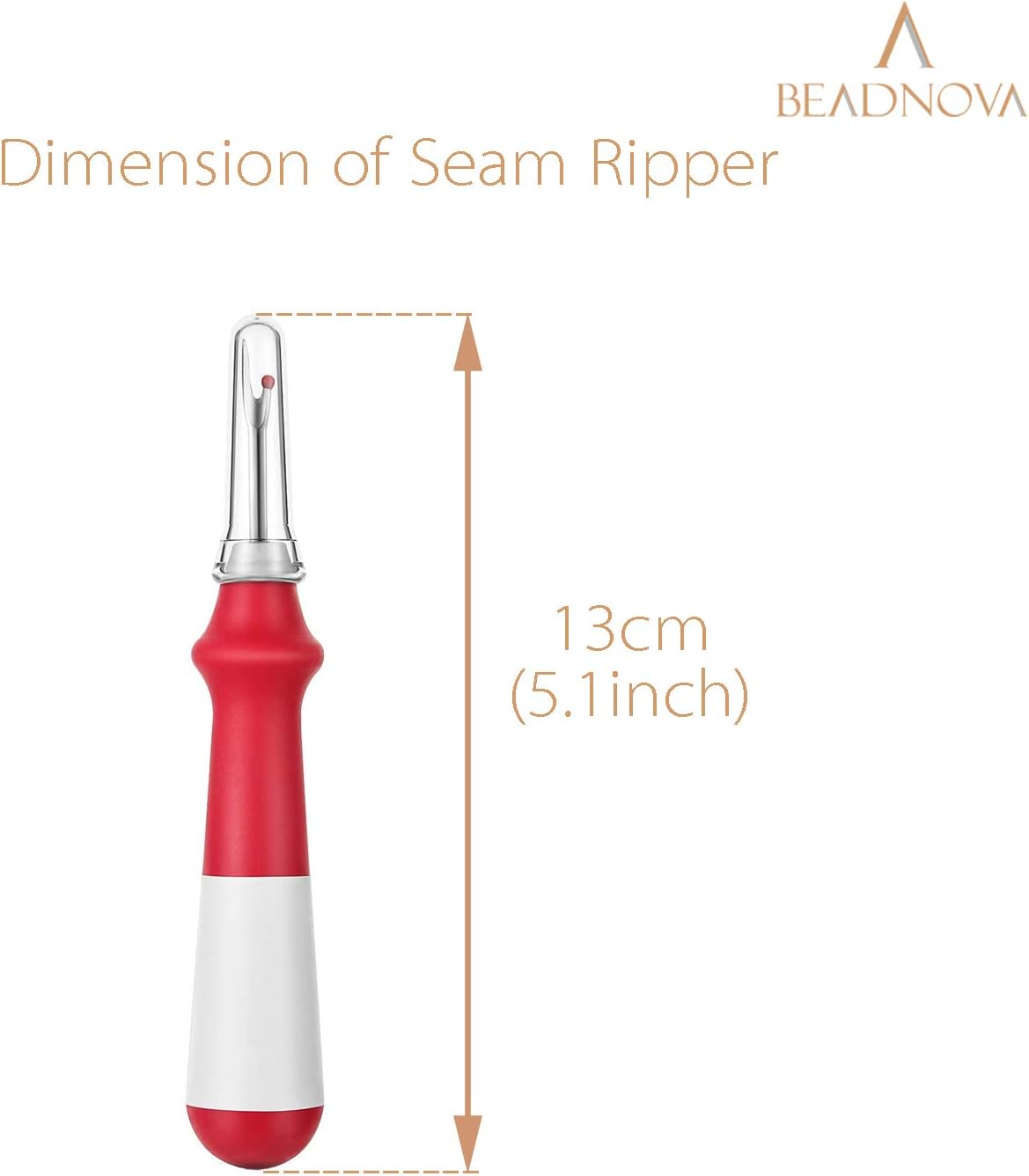 Seam Ripper 2pcs Thread Cutter Stitch Remover Large Thread Remover Stitch Eraser Tag Ripper for Clothes Crafting Embroidery