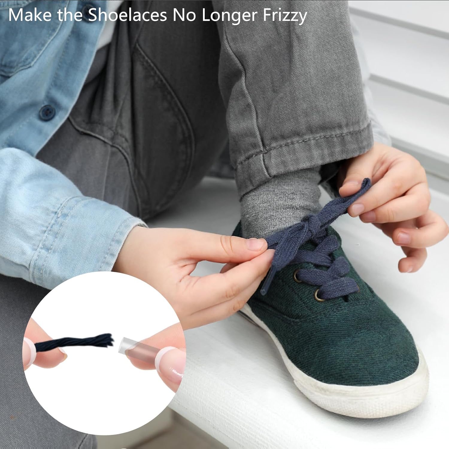 20Pcs Transparent Rope Head Sealing Heat Shrink Tubing Aglets for Shoelaces, Shoe Lace Ends Tips Rubber Shoe Laces, Shoelace Clips Rope Laces Used for DIY Shoelace Heads, Clothing Rope Heads