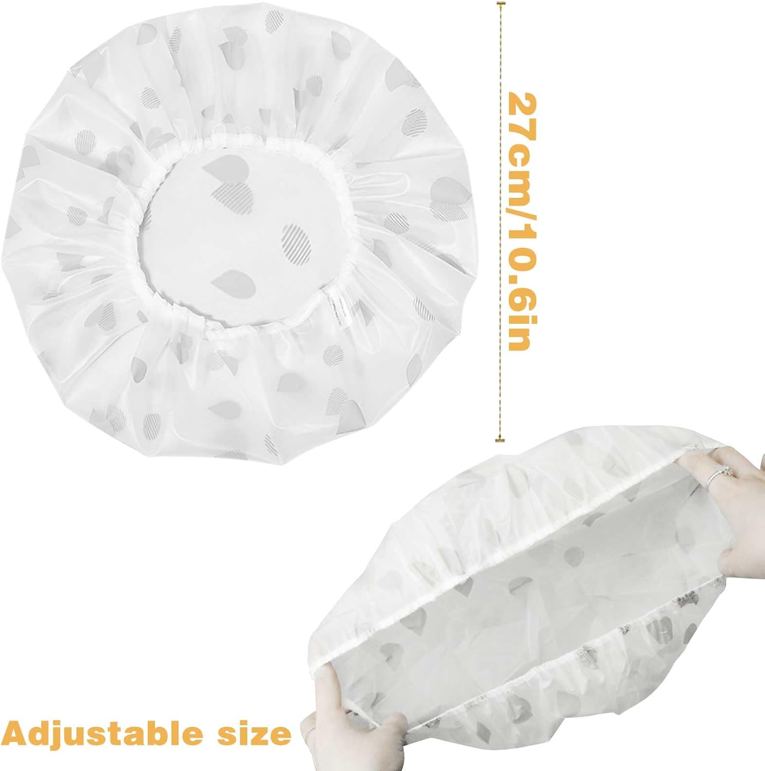 2Pcs Reusable Bread Elastic Bowl Covers for Rising, Sourdough, Adjustable Cover