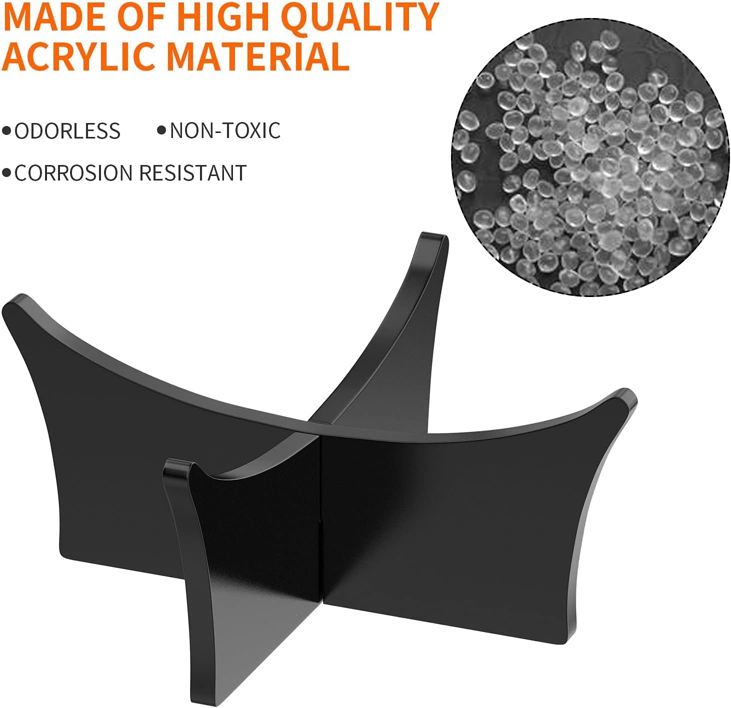 Acrylic Ball Stand Holder - Display Stand for Football, Basketball, Soccer, Volleyball, Rugby & More - Trophy & Memorabilia Showcase