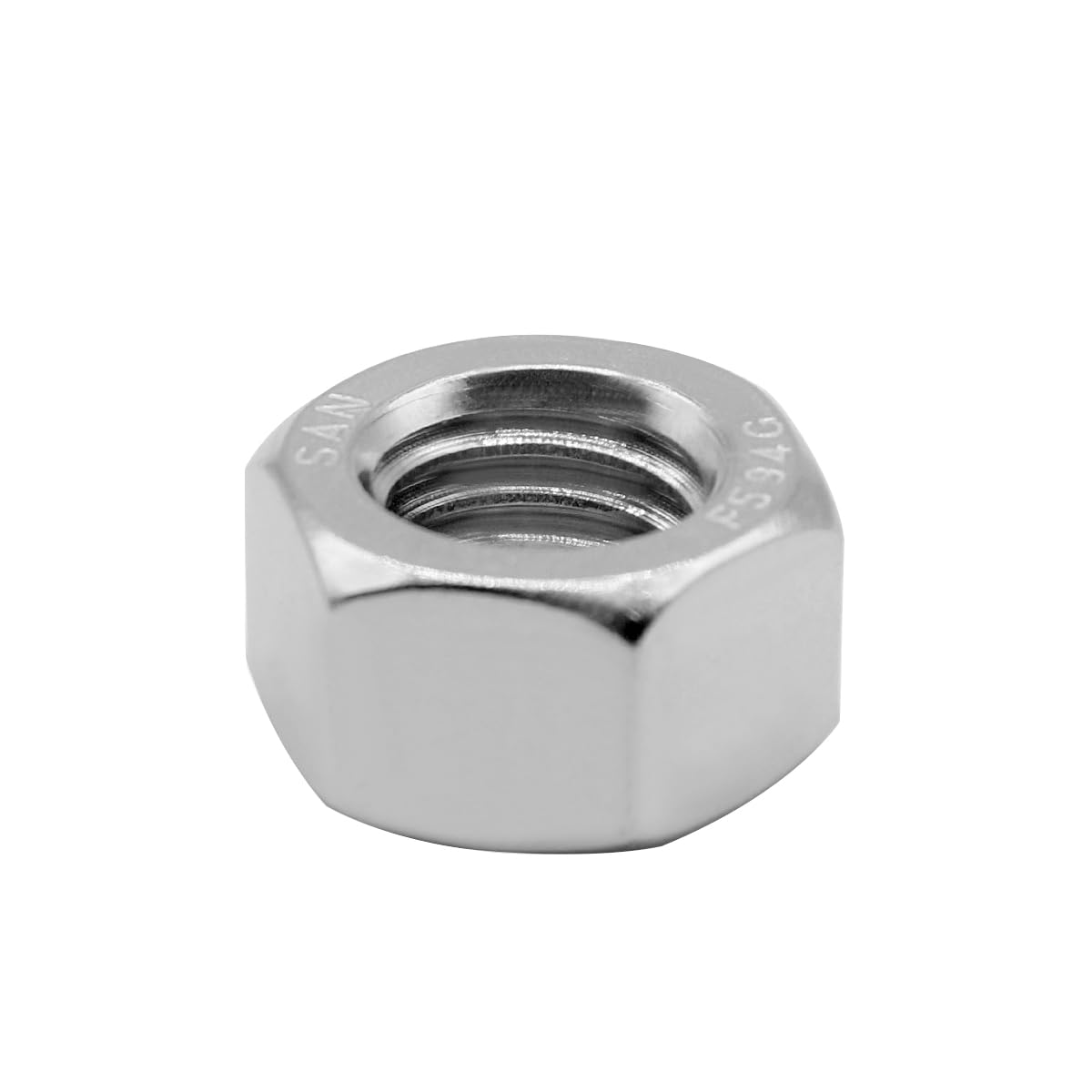 50PCS M6-1.0 Nuts 18-8 304 Stainless Hardware Nuts Commercial Grade for Boats Dock Car
