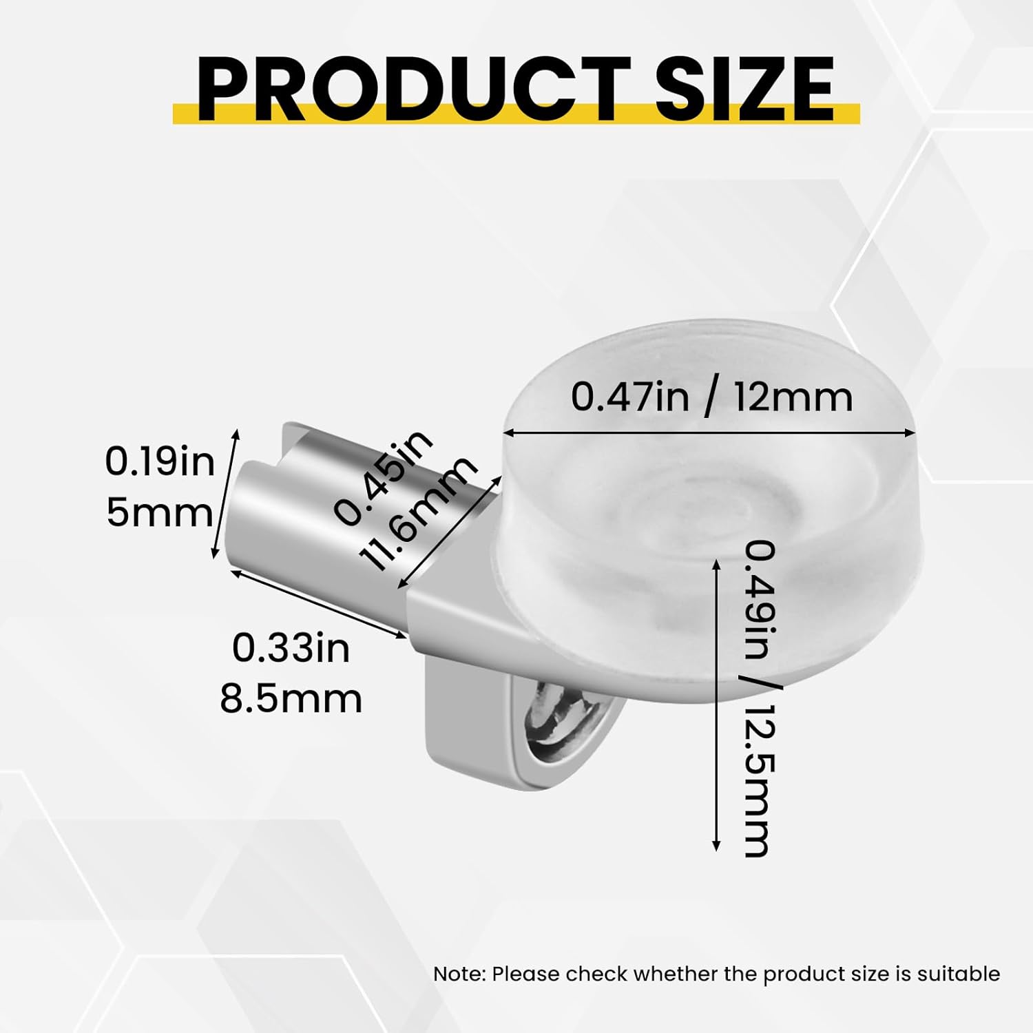 5mm Shelf Support Peg with Suction Cup, Heavy Duty Shelves Support Holders, 20pcs 1/5 Inch Shelf Pins Metal Adjustable Shelf Pegs for Kitchen Bookshelf Wardrobe Shelves Cupboard