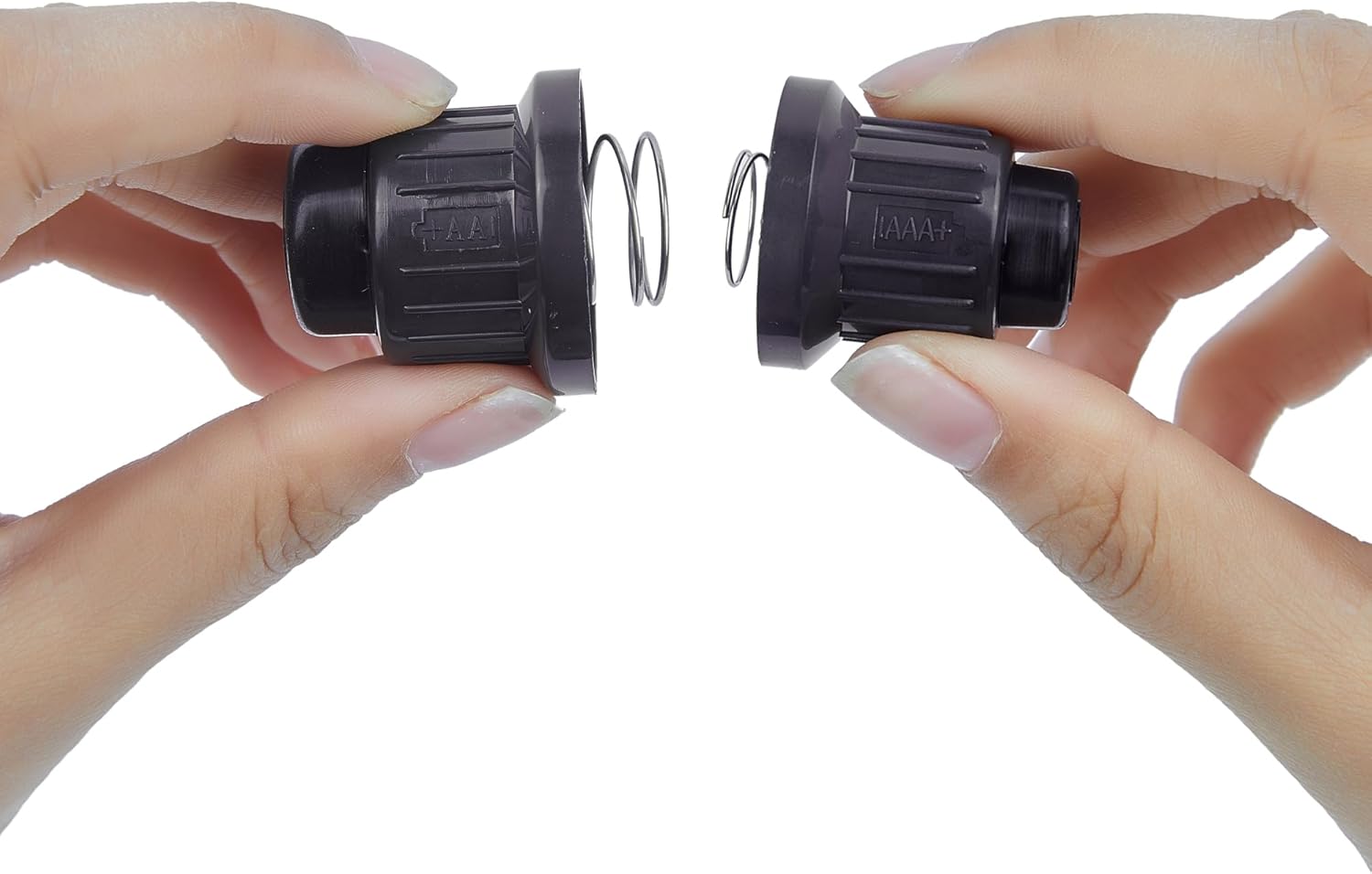 2Pcs AA Battery Push Button Igniter Caps with Spring, Igniter Replacement Button Cap for Blackstone Char-Broil Gas Grill, BBQ, Fire Pit, Barbecue, Spark Generator Cover