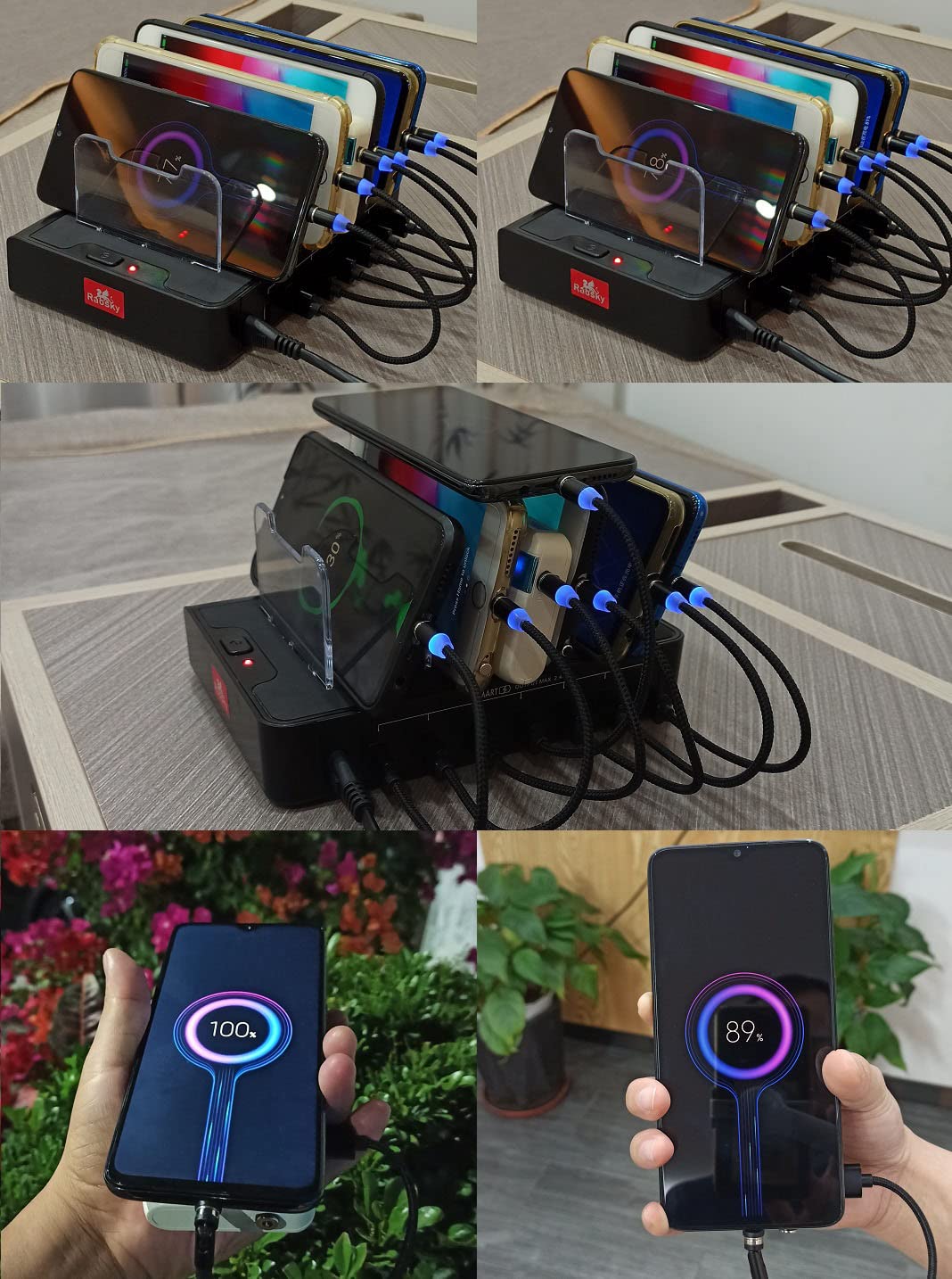 Magnetic Charging Tip Series,Type-c Tips 4 Pack,Magnetic Type-C Tips,Just 4 USB-C Tips Without Cable&Non-Data