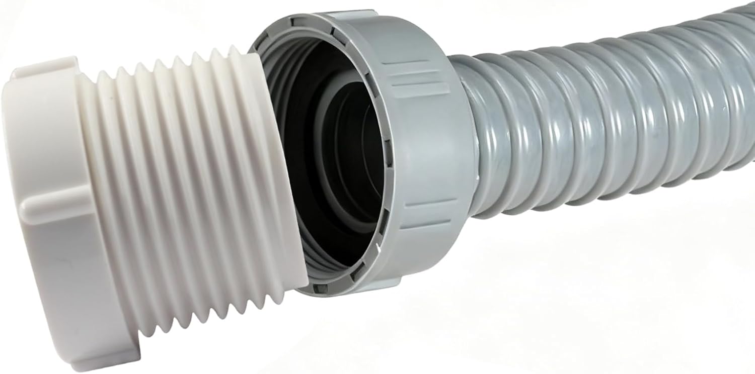 10 Pack 1 Inch Male Thread to 1/2 Inch Female Threaded PVC Pipe Fittings Connector, Reducer Bushing Adapter Coupling with Teflon Tape White