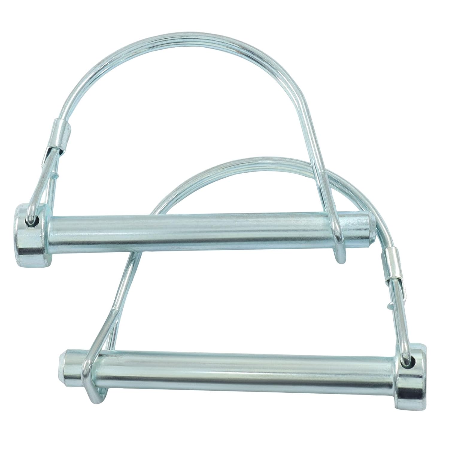 2 Pack Trailer Coupler Pin, Zinc Plated Carbon Steel Locking Pin, 5/16" x 2.75" Medium Hitch Pin for Trailers/Garden