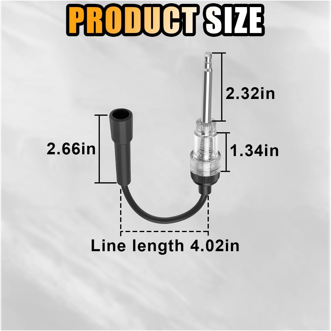 Inline Spark Plug Tester, Straight Boot Ignition Coil Tester Light, Car Small Engine Spark Tester, Armature Diagnostic Detector Tool for Car Lawnmower Internal External Engine 1 PC