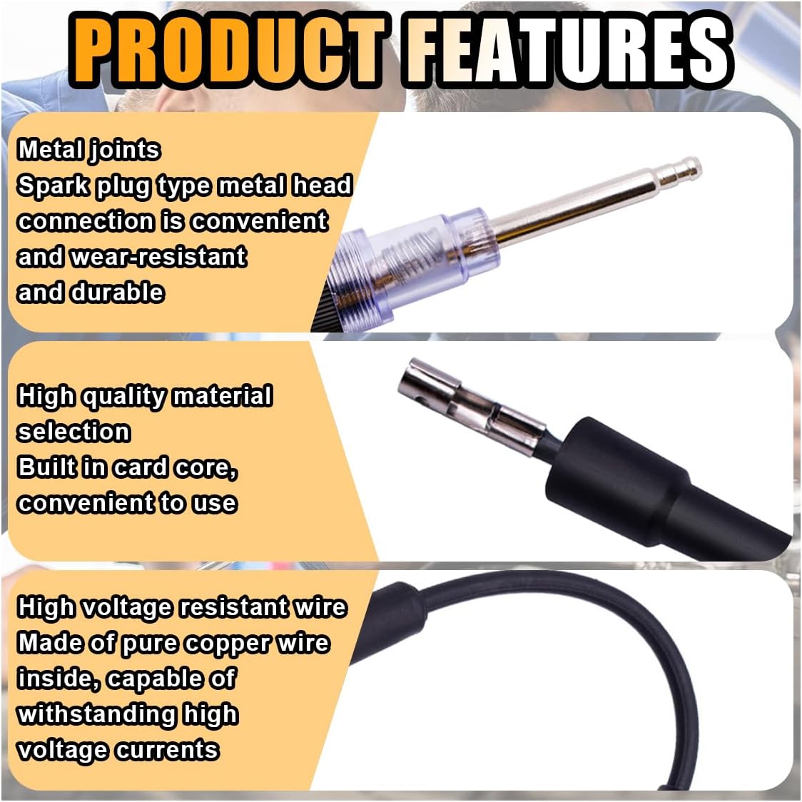 Inline Spark Plug Tester, Straight Boot Ignition Coil Tester Light, Car Small Engine Spark Tester, Armature Diagnostic Detector Tool for Car Lawnmower Internal External Engine 1 PC