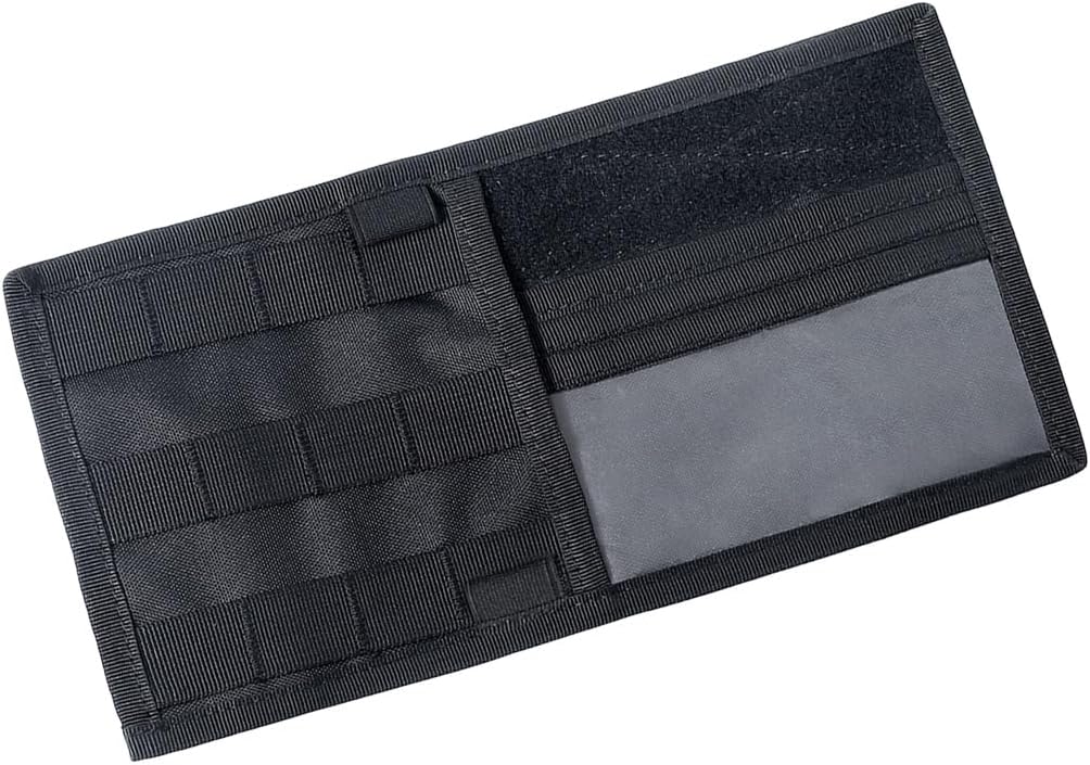 Car Molle Visor Panel Organizer, Car Sun Visor Organizer Tactical Storage Holder Pouch, Nylon Sunshade Pocket with Velcro Strap for Pen Card Sunglass, Visor Accessories for Car SUV Truck
