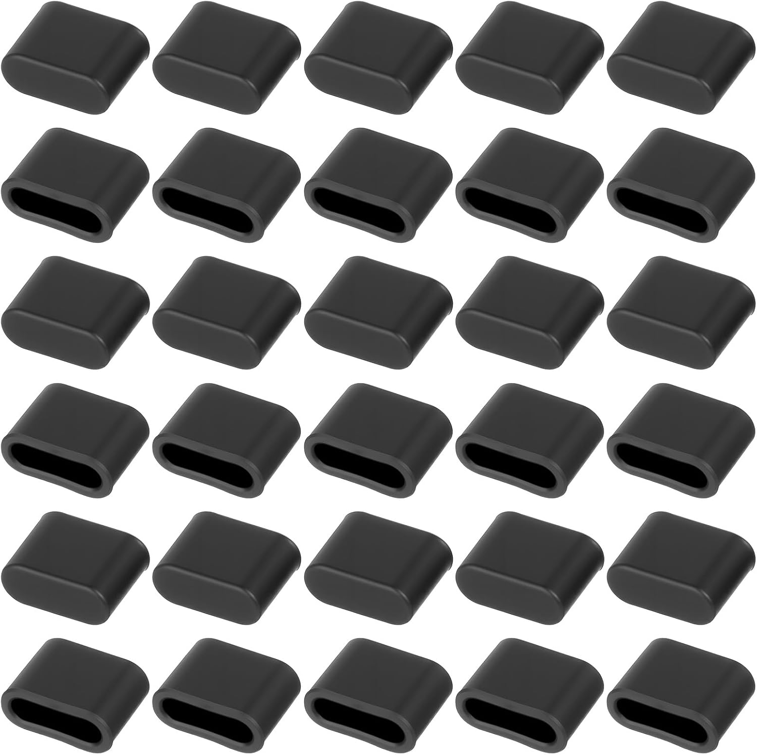 30 Pcs USB C Anti Dust Cover Plugs, Type C Cover Cap USB Port Covers USB Port Protection Caps Anti Dust Plug Charging Ports Covers Protectors for Any Type C Charging Male Ports