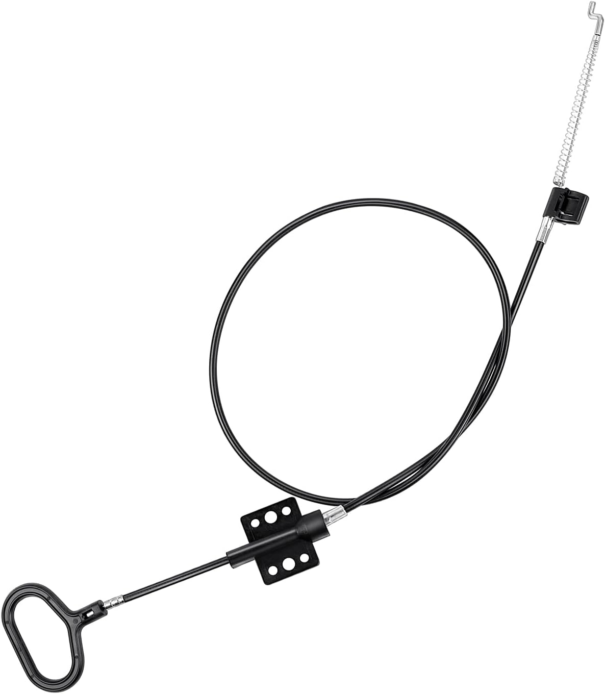Sofa Recliner Cables Sofa and Reclined Chair Replacement Part D Ring Couch Recliner Pull Handle with S Tip for Cable Total Length 36.5 Inch Exposed Length 5Inch 1 Pack Black