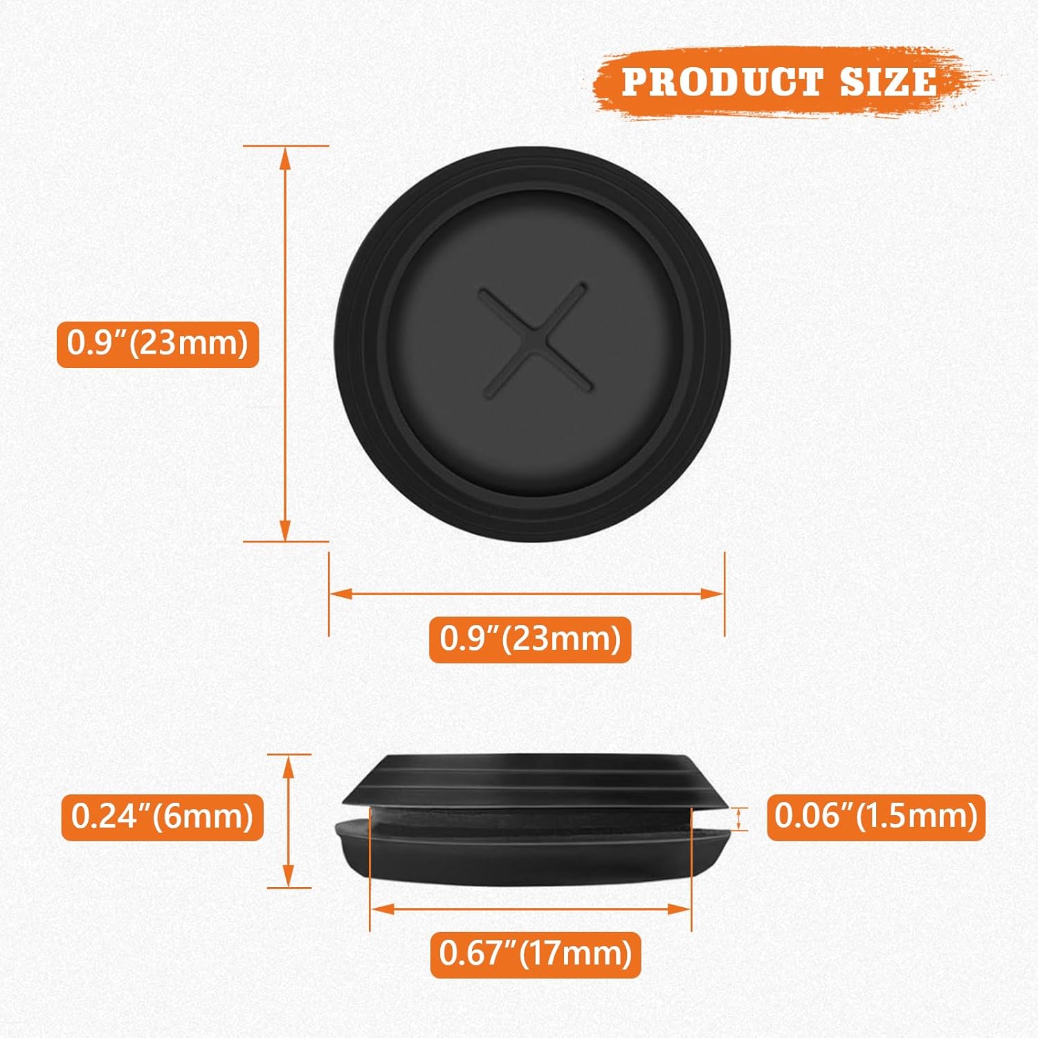 2 Pack Replacment Rubber Meat Probe Grommet Fit for Traeger Wood Pellet Grills, Probe Gaskets Compatible with 20, 22, 34, Ironwood, PRO, Timberline Series, Smoker Accessories