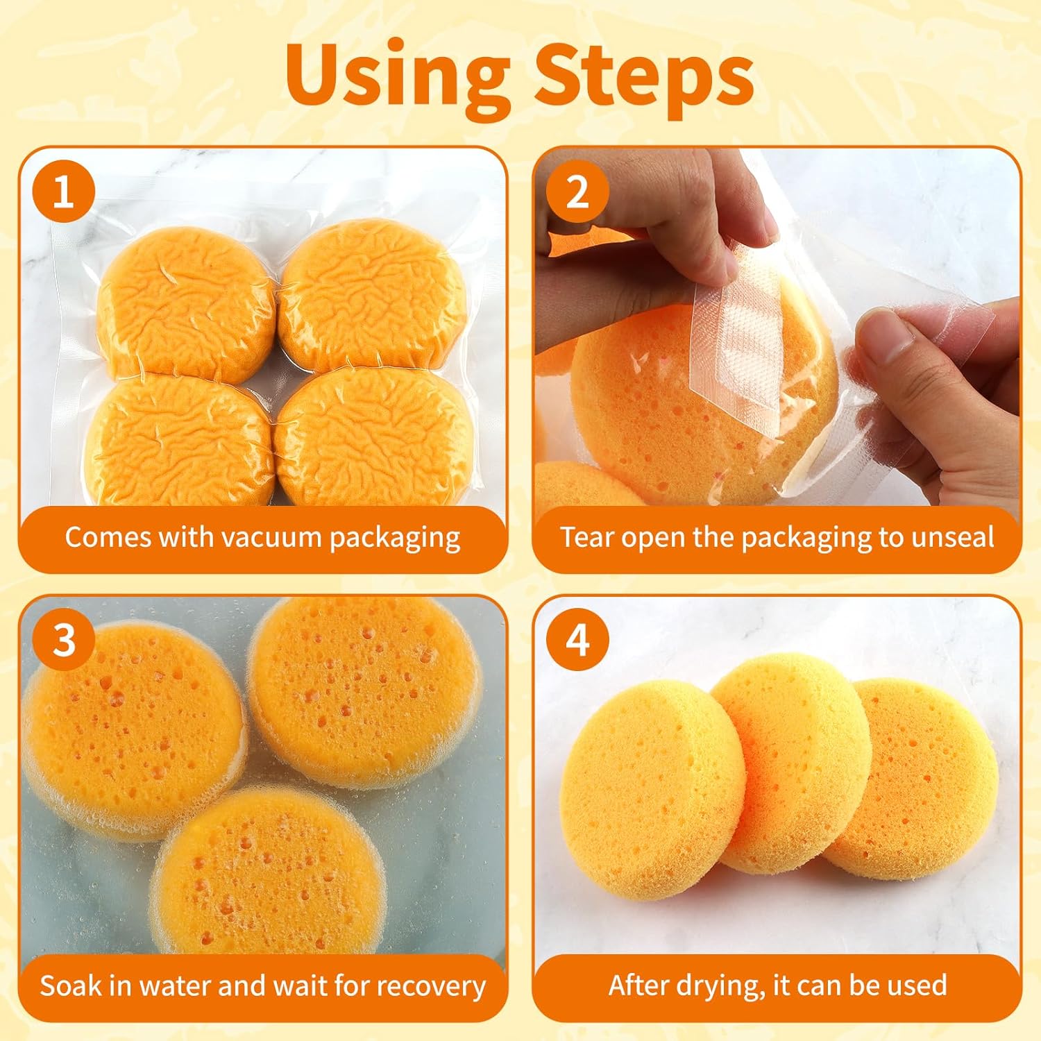10-Pack Pottery Sponges - 3'' Round Painting Sponge - Soft Elasticity Clay Sponges - Artists Sponge for Face Painting Pottery Ceramics Art Crafts, Also Work as Water Absorption Cleaning Soap Sponge