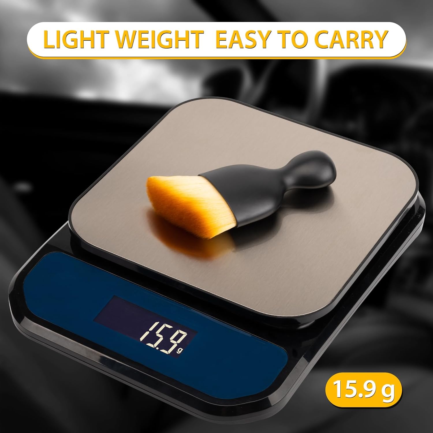 2PCS Car Interior Detailing Brush, Auto Car Detailing Brush Dusting Brush, Soft Bristles Car Interior Cleaning Tool for Dashboard Interior, Exterior, Skylight, Leather, Dust Brush, Brown