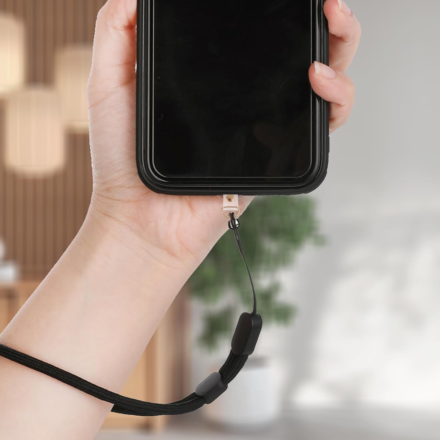 Vin Beauty 10 Pack Universal Gold Phone Tether Tab, Phone Lanyard Tab Without Adhesive, Tether Tabs for Cell Phone Tether Tab Phone Lanyard Replacement for Cell Phone Strap