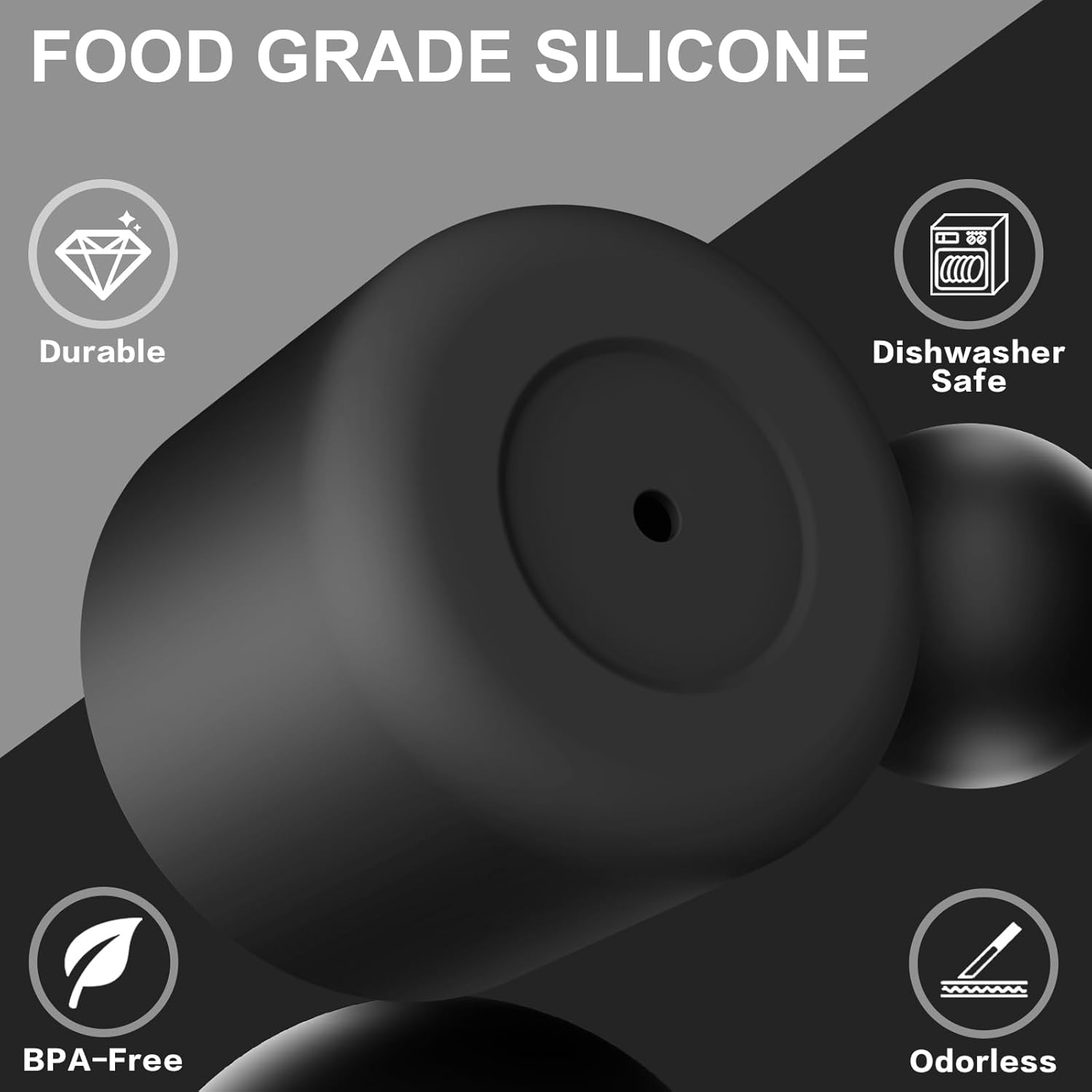 Silice Boot for Owala Water Bottle, 2PCS Anti-Slip Protective Sleeve for FreeSip/Twist/Flip Water Bottles, BPA Free, Dishwasher Safe, Bottom Bumper Cover Cup Accessories