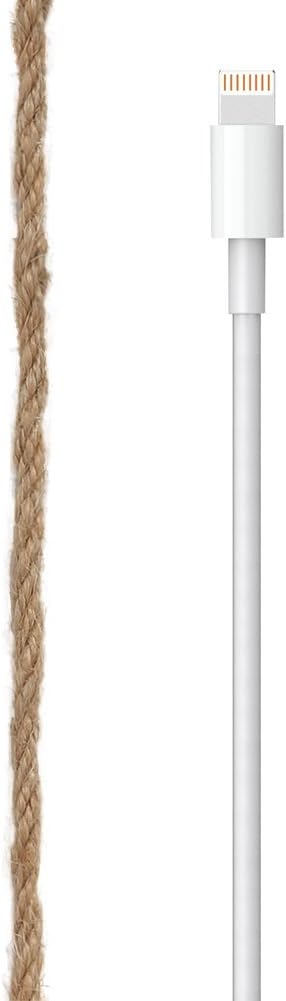 Strong Natural Jute Twine, 4mm Thick 66 Feet Long Jute String Rope Roll for Garden, Arts & Crafts, Home Decor, Packaging