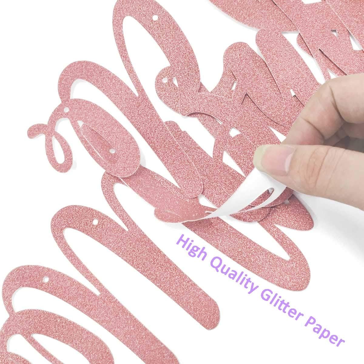 Mimosa Bar Sign But First Mimosas Rose Gold Banner, Decorations for Bridal Shower Baby Bachelorette Party Engagement Wedding Graduation Fiesta Bubbly Champagne Brunch Birthday Rosegold
