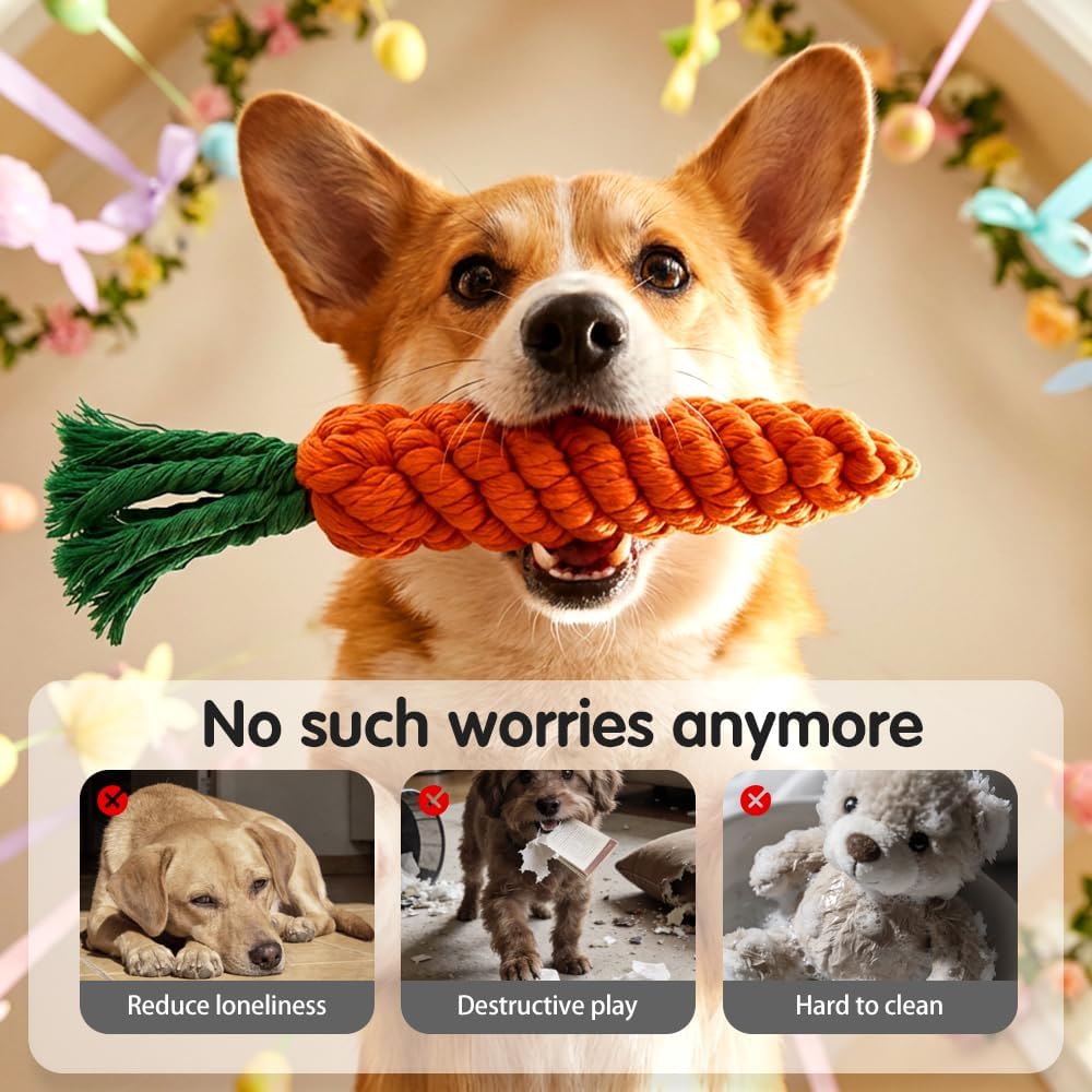 2025 New Calming Duck for Dogs, Quack-Quack Dog Toy with Soft Squeaker, Durable Yellow Stuffed Toy, Indoor Puppy Chewers Yellow