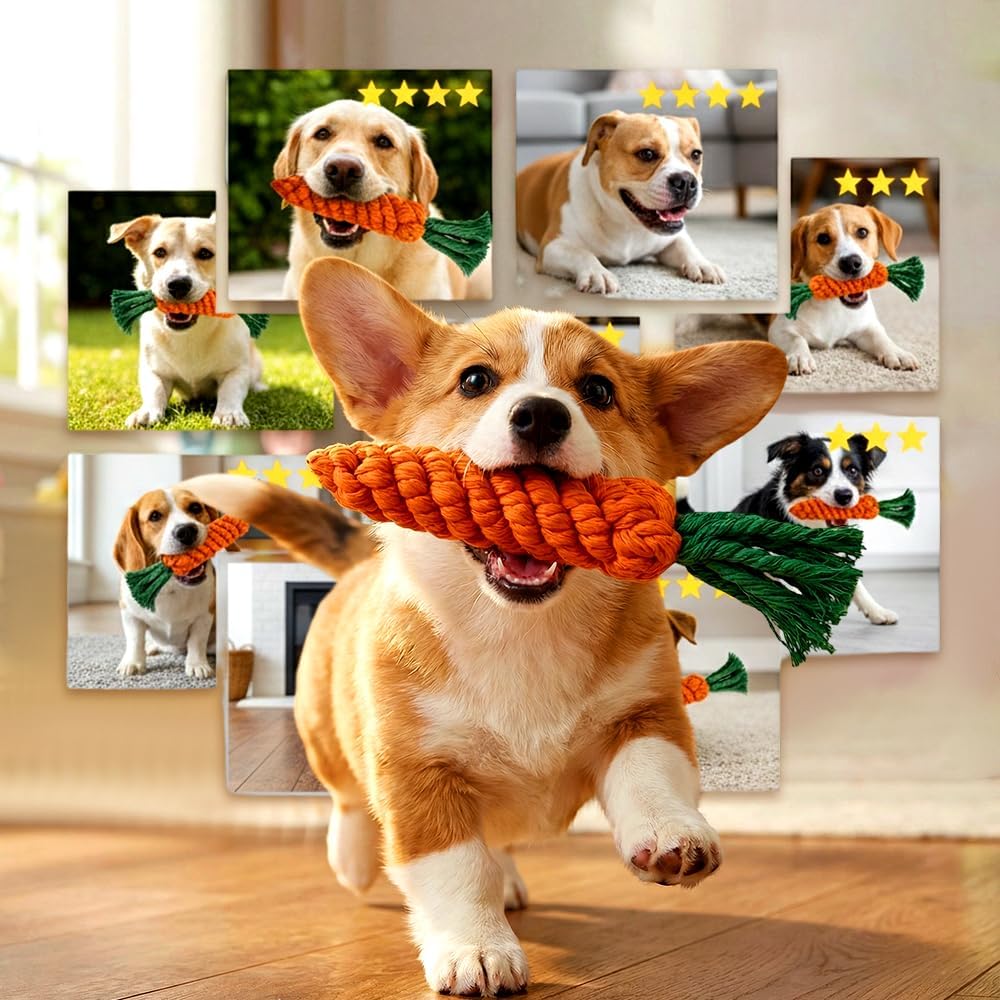 2025 New Calming Duck for Dogs, Quack-Quack Dog Toy with Soft Squeaker, Durable Yellow Stuffed Toy, Indoor Puppy Chewers Yellow