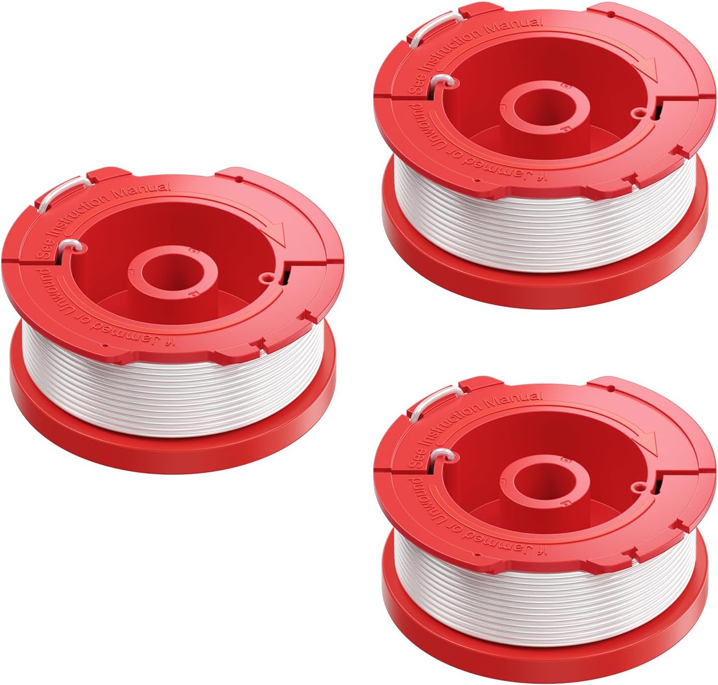 CMZST0653 Weed Eater String Compatible with Craftsman Weed Wacker, 0.065" 30Ft String Trimmer Replacement Line, Auto Feed Weed Eater String Line for Craftsman String Trimmer Edger 3 Spool