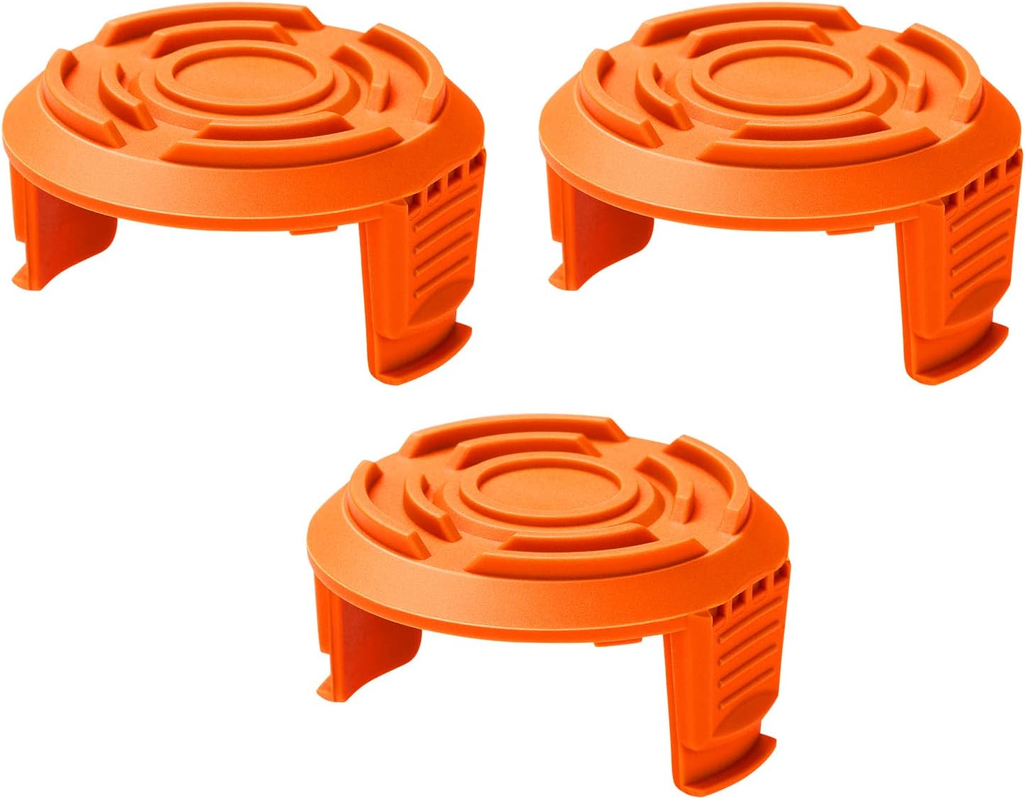 Trimmer Replacement Spool Cap Covers Compatible with Worx String Trimmers WA0010, WA6531 3-Pack