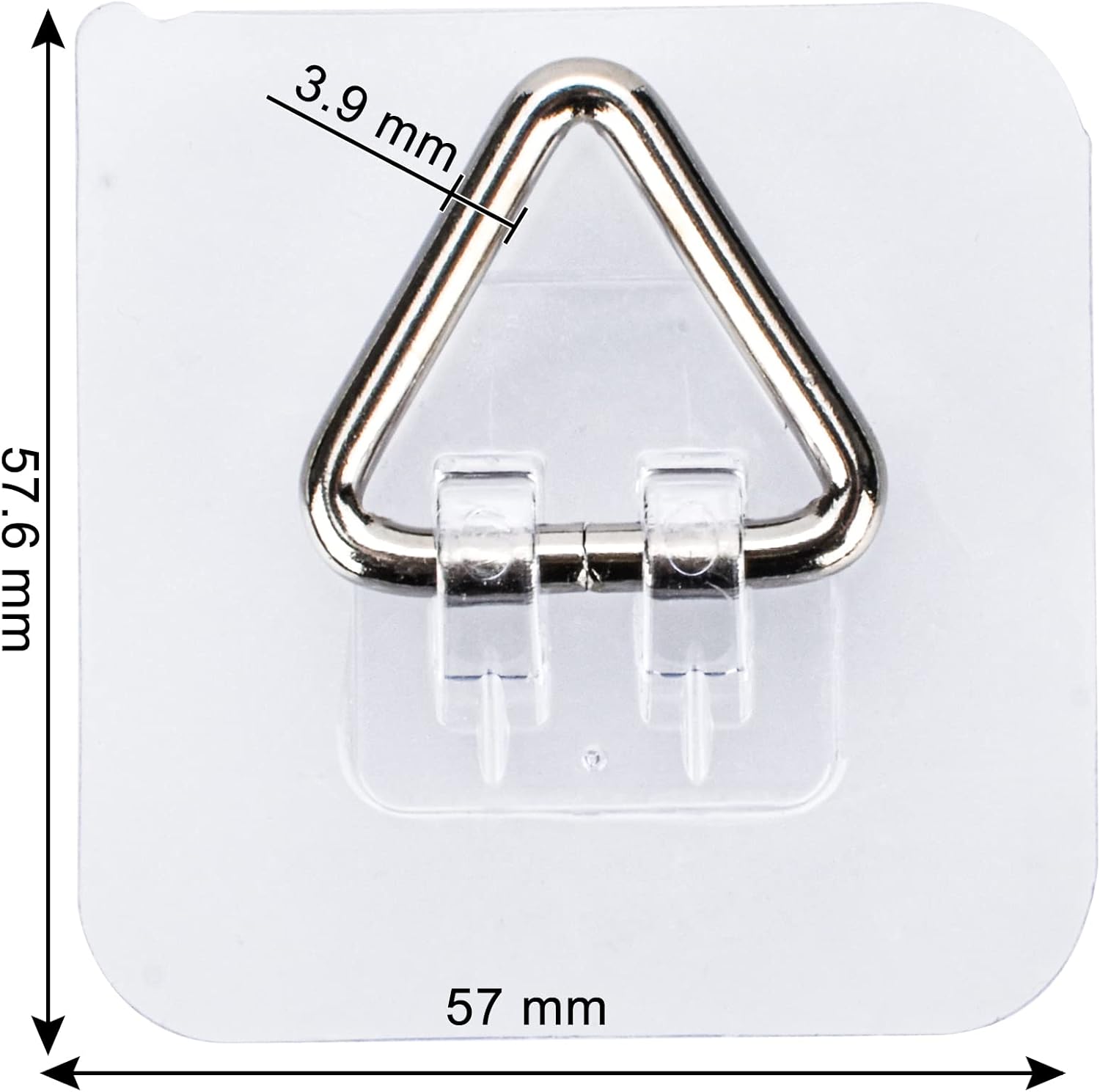 Wall Hangers 20 Pack - Vertical Plate Holders, Adhesive Picture Hanger for Wall Decoration