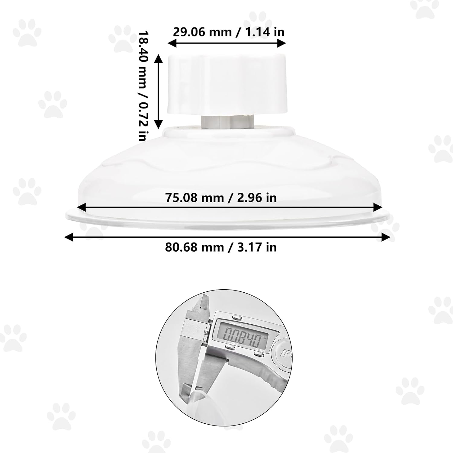 Thick Suction Cup Cat Perches 4Pcs Cat Hammock Replacement Screw Suction Cups for Window Seat