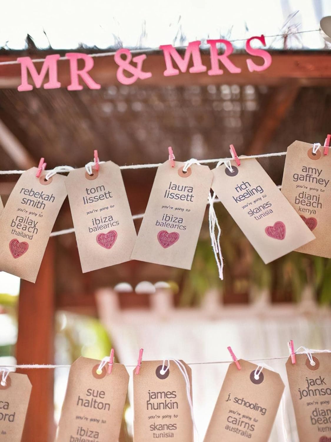 Mini Clothes Pins for Photo, Sturdy Natural Wooden Clothespins 150 Pcs 1 Inch with 33 FT Jute Twine, Small Clips for Crafts Display Baby Shower Game Hanging Decorative Pictures Weddings, Pink