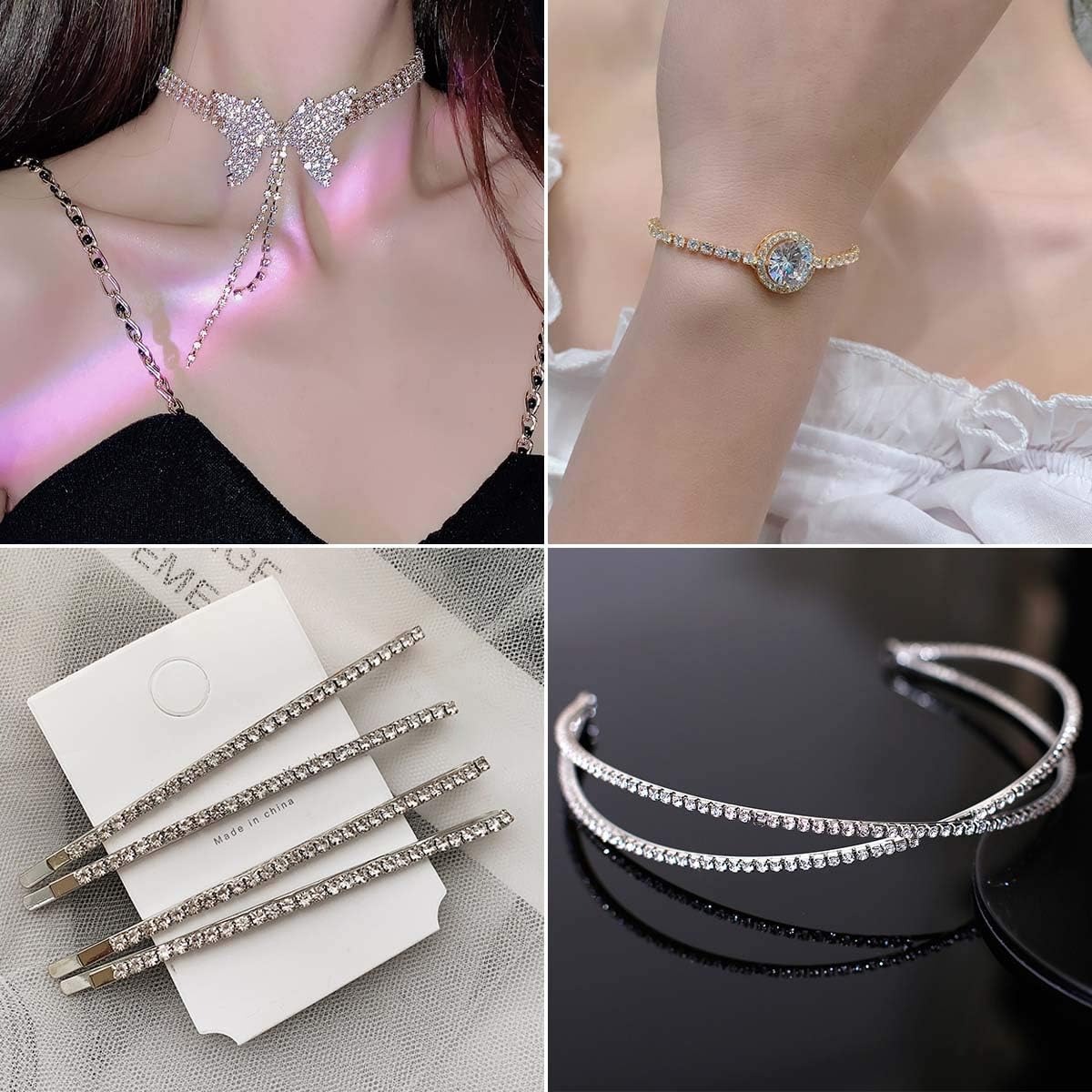 1 Roll 10 Yards 3MM Crystal Rhinestone Close Chain Trim for Sewing Craft DIY Decoration Jewelry Silver Claw Cup Diamond Trimming Clear SS12 silver