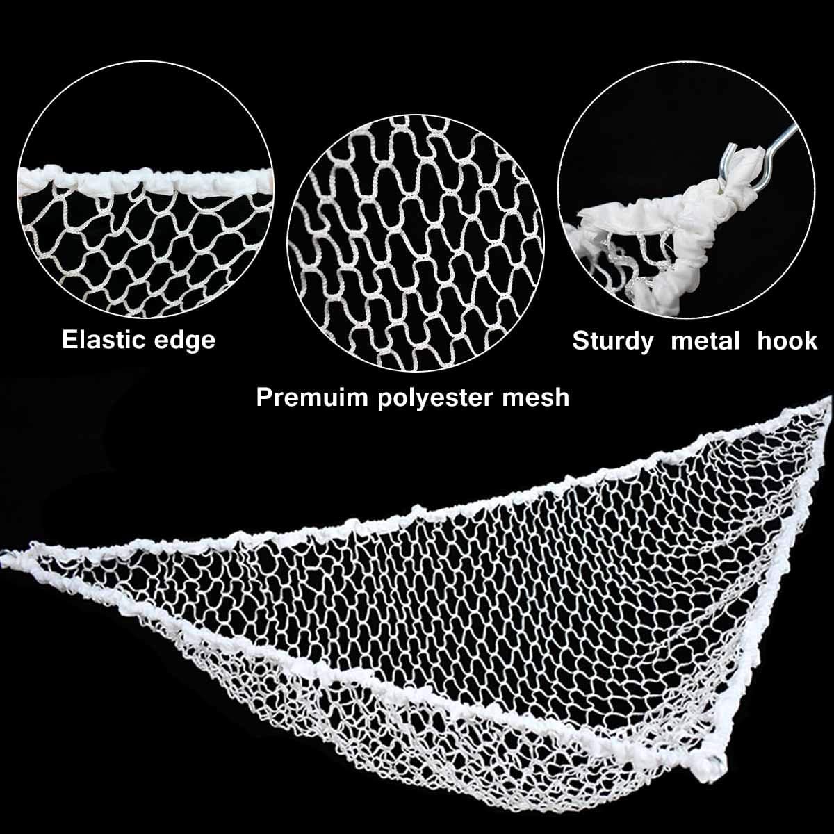 Hammock Mesh Toy Net Stuffed Animal Toys for Kids Jumbo Large Storage Pet Corner Animals Wall Hanging Organizer Christmas Gift White