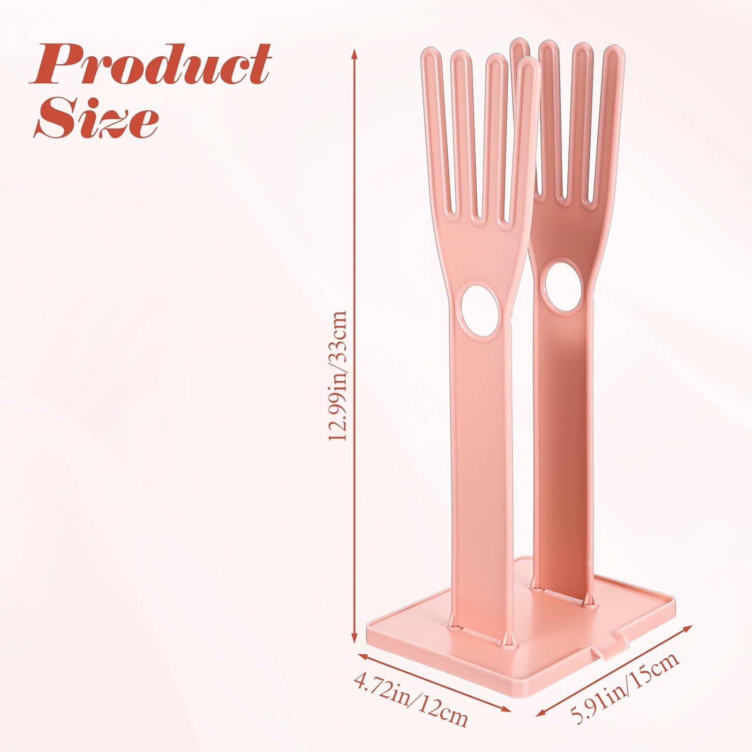 2 Pcs Kitchen Glove Holder, Kitchen Glove Stand Holder Plastic Glover Drying Dryer Rack