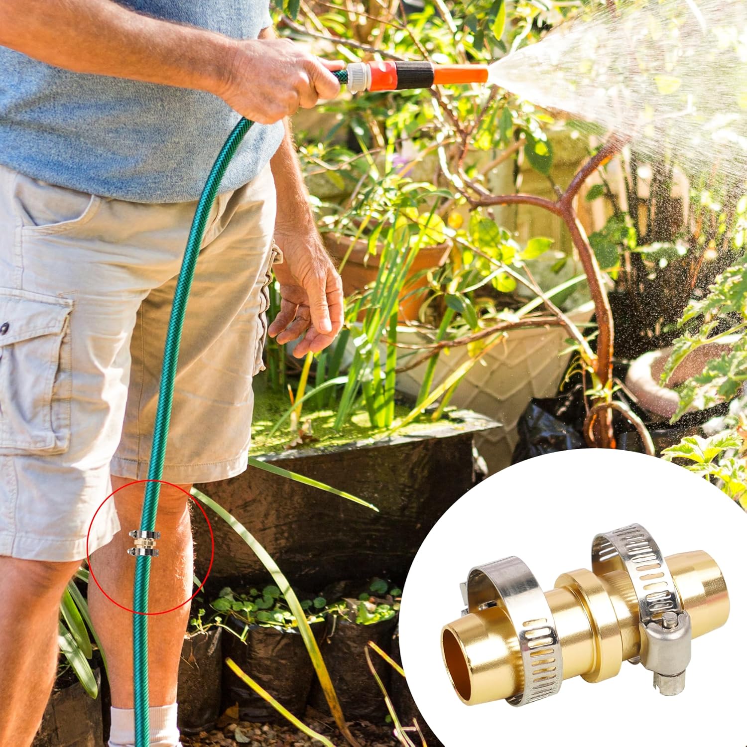 Garden Hose Repair Kit + Hose End Caps