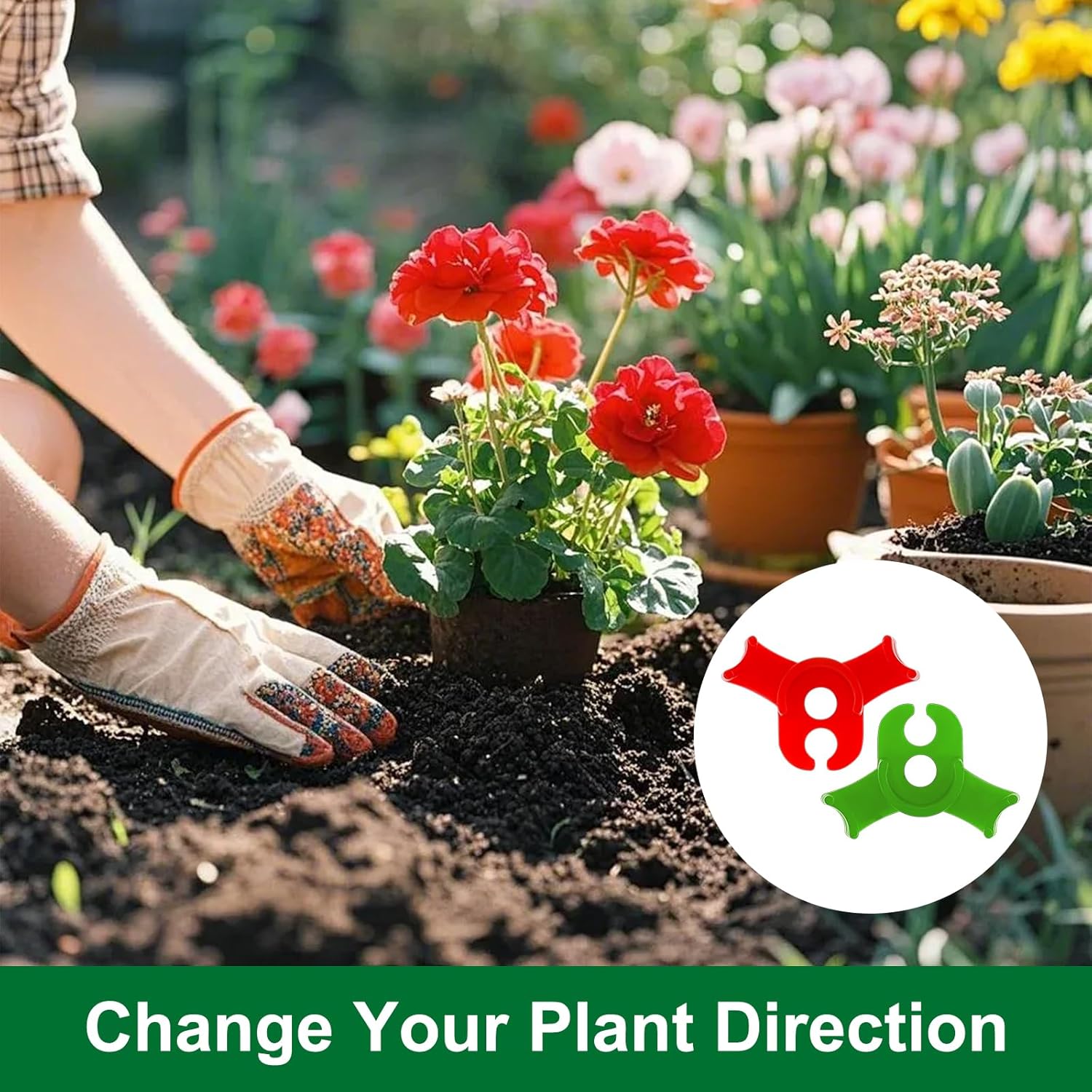 60Pcs Plant Training Clips, Reusable 90 Degrees Bud Trainer Lst Clips for Low Stress Training Plant Stem Support Bud Bender for Tomatoes Cucumbers Climbing Plants in Indoor Outdoor Gardens Red Green