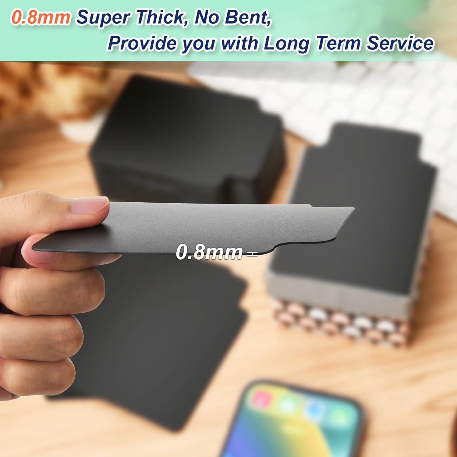 Tall Trading Card Dividers, 0.8MM Thick Card Page Dividers Frosted Card Separator with Tabs Top Loaders Plastic Divider Cards for BCW, Games Sports, Playing Card, 4.2 * 3" 50