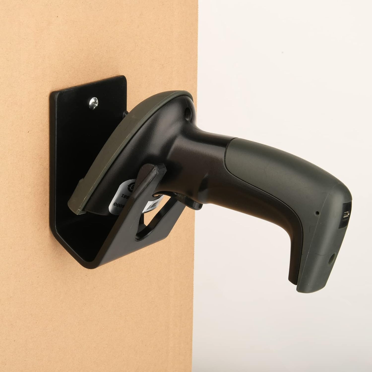 Universal Barcode Scanner Holder, Barcode Scanning Holder, Barcode Reader Holder Rack Bracket, Support Wall Mount/Suspension, Fit for Most Scanner Barcode Scanners Style A: 90 x 68 x 75 mm