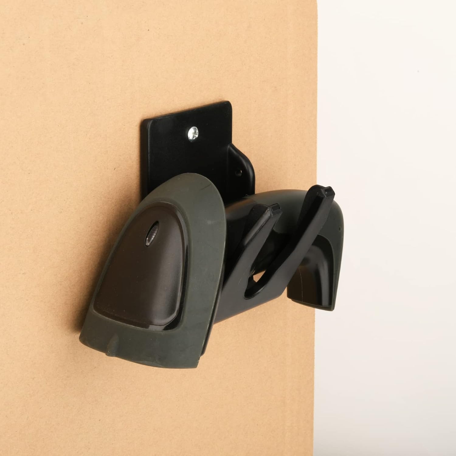 Universal Barcode Scanner Holder, Barcode Scanning Holder, Barcode Reader Holder Rack Bracket, Support Wall Mount/Suspension, Fit for Most Scanner Barcode Scanners Style A: 90 x 68 x 75 mm