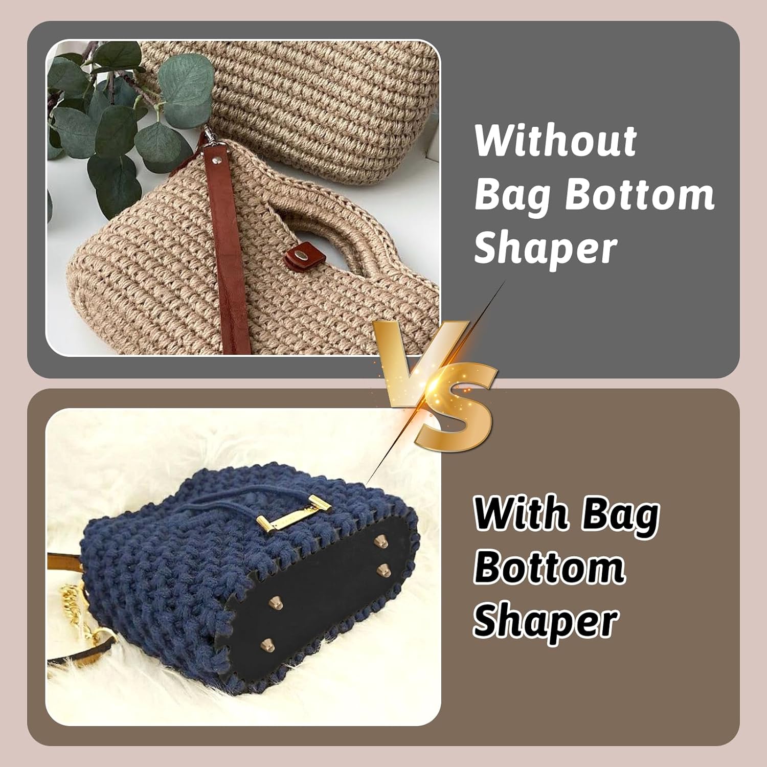 4 Pcs Black Purse Bottom for Crochet Bag Base Pu Leather Bag Bottom Base Leather Long Oval Purse Bottoms Making Supplies with Holes for DIY Crochet Bags Shoulder Bags Craft Making Black