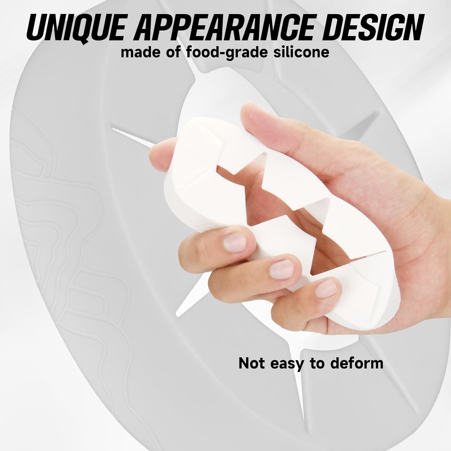 Silicone Ring for 30 & 40 oz Stainless Steel Tumbler,Reusable Iced Coffee Cup Ring,Durable Drink Sleeve for Cold Beverages, Leak-Proof Lid for Iced Coffee,Hot Drinks White x 2