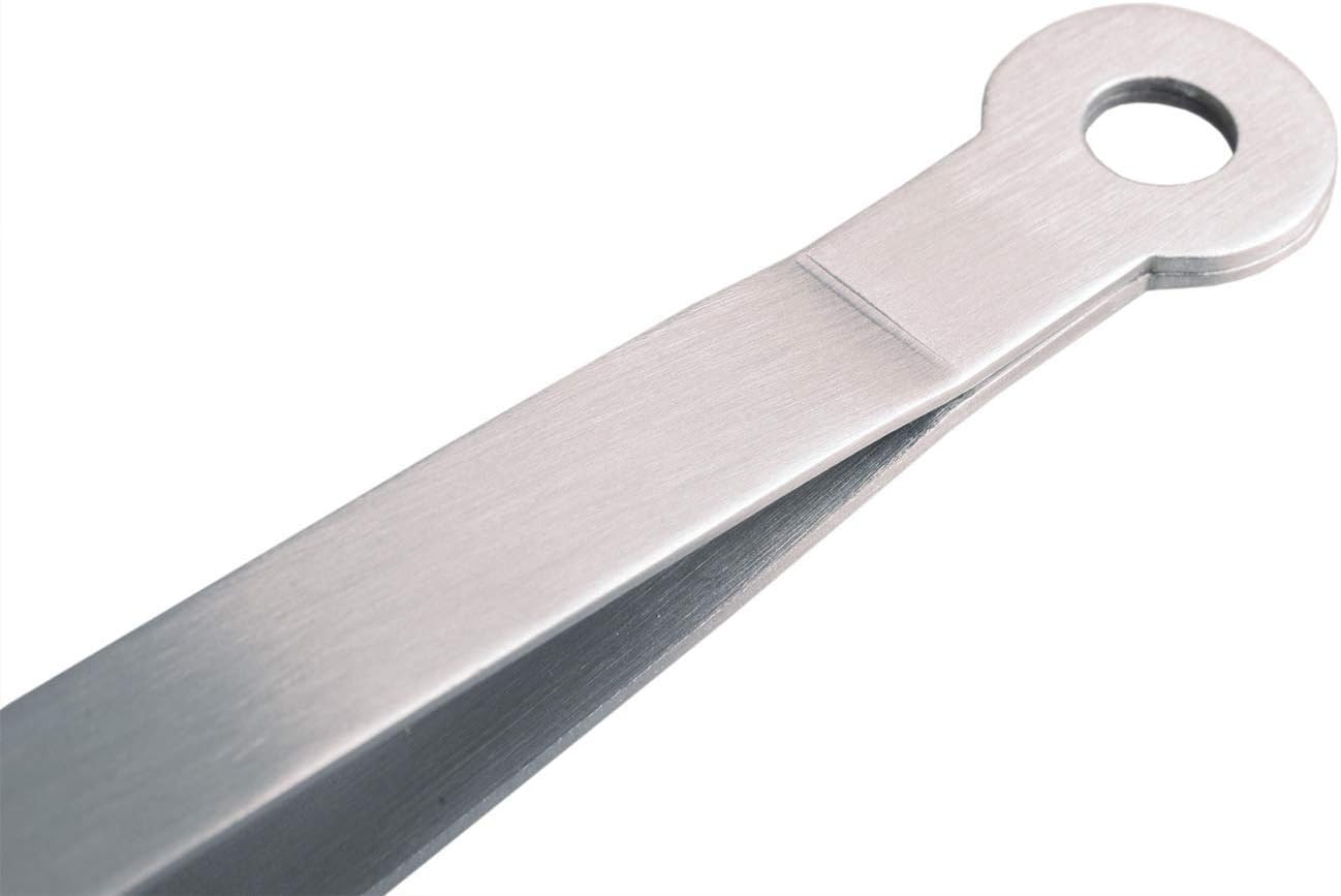 Small Serving Tongs 6-Inch Stainless Steel Mini Appetizer Tongs, Set of 4 Brushed