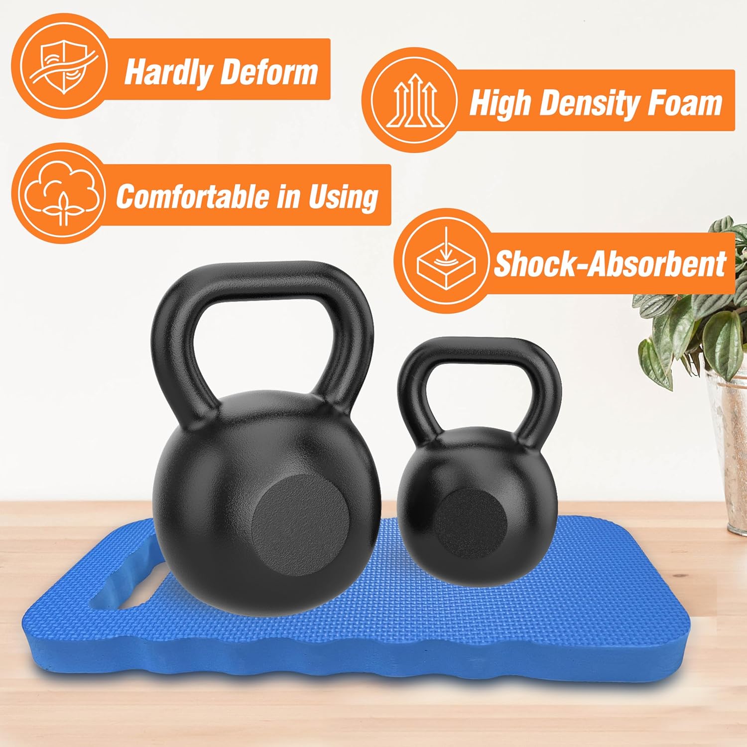 Garden Kneeling Pad - for Gardening, Baby Bath, Yoga, Pilates, Exercise, Blue