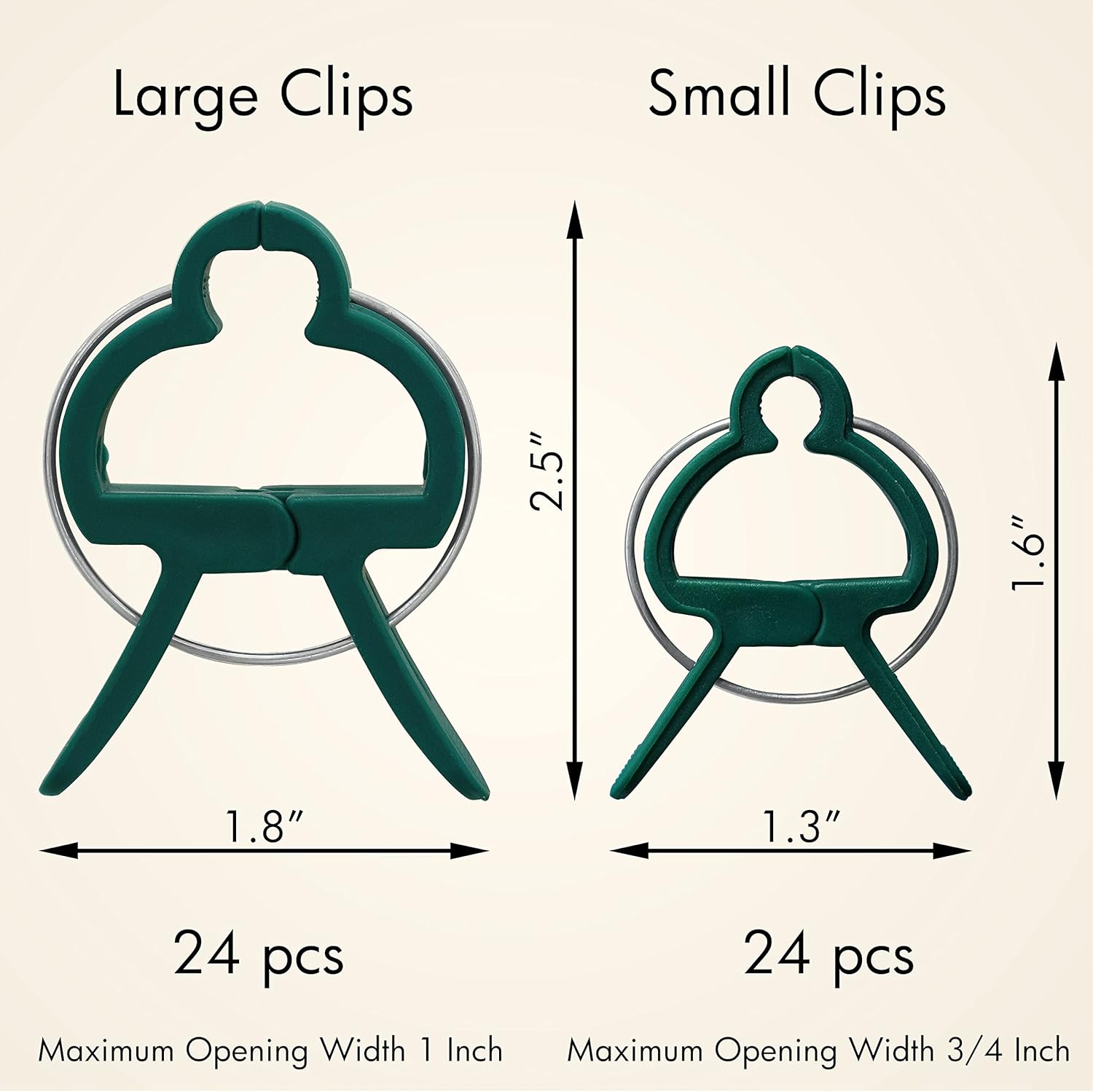 48 Pcs Garden Plant Clips, Plant Support Clips for Securing Stems, Flowers or Climbing Vines to Tomato Cages, Trellis
