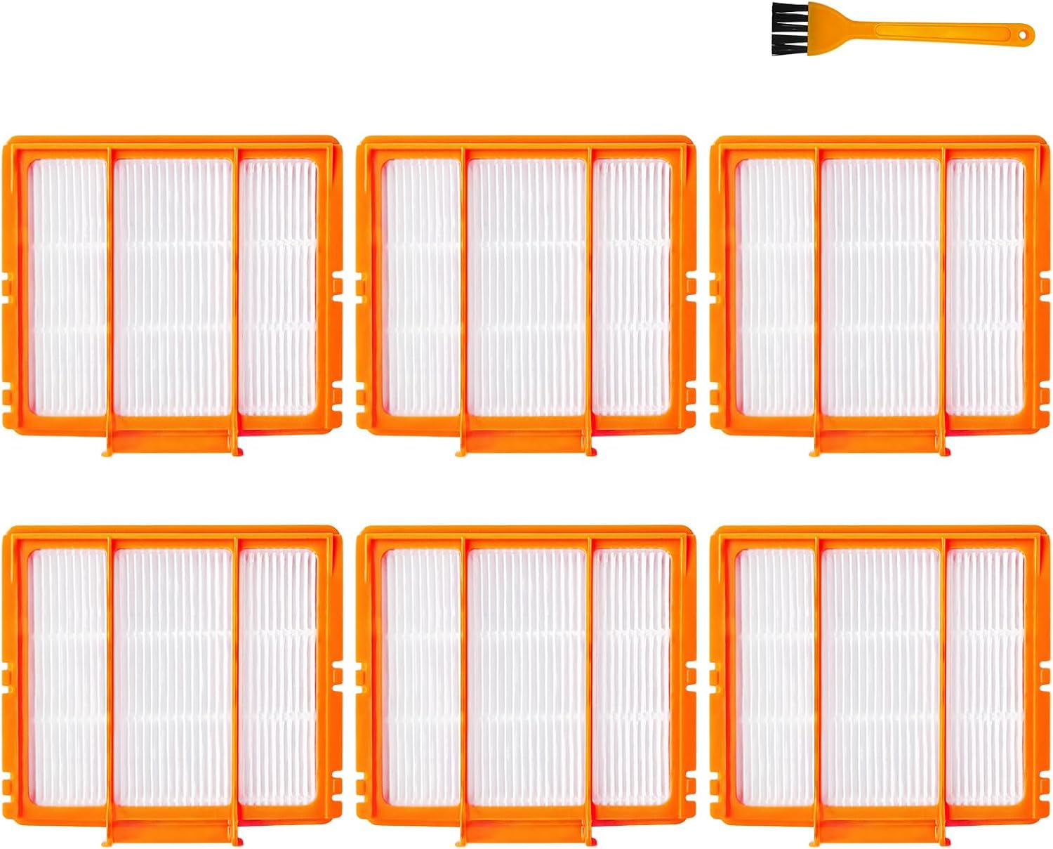 6 Pcs Replacement Pre-Motor Filter Compatible for Shark AV251WAXUS AV2511AE AV2501S AV2501AE RV2610WA UR2500SR UR250BEOUS AI Ultra Vacuum Robots Saver Kit Alternative to Part NO. XPRFRV2500