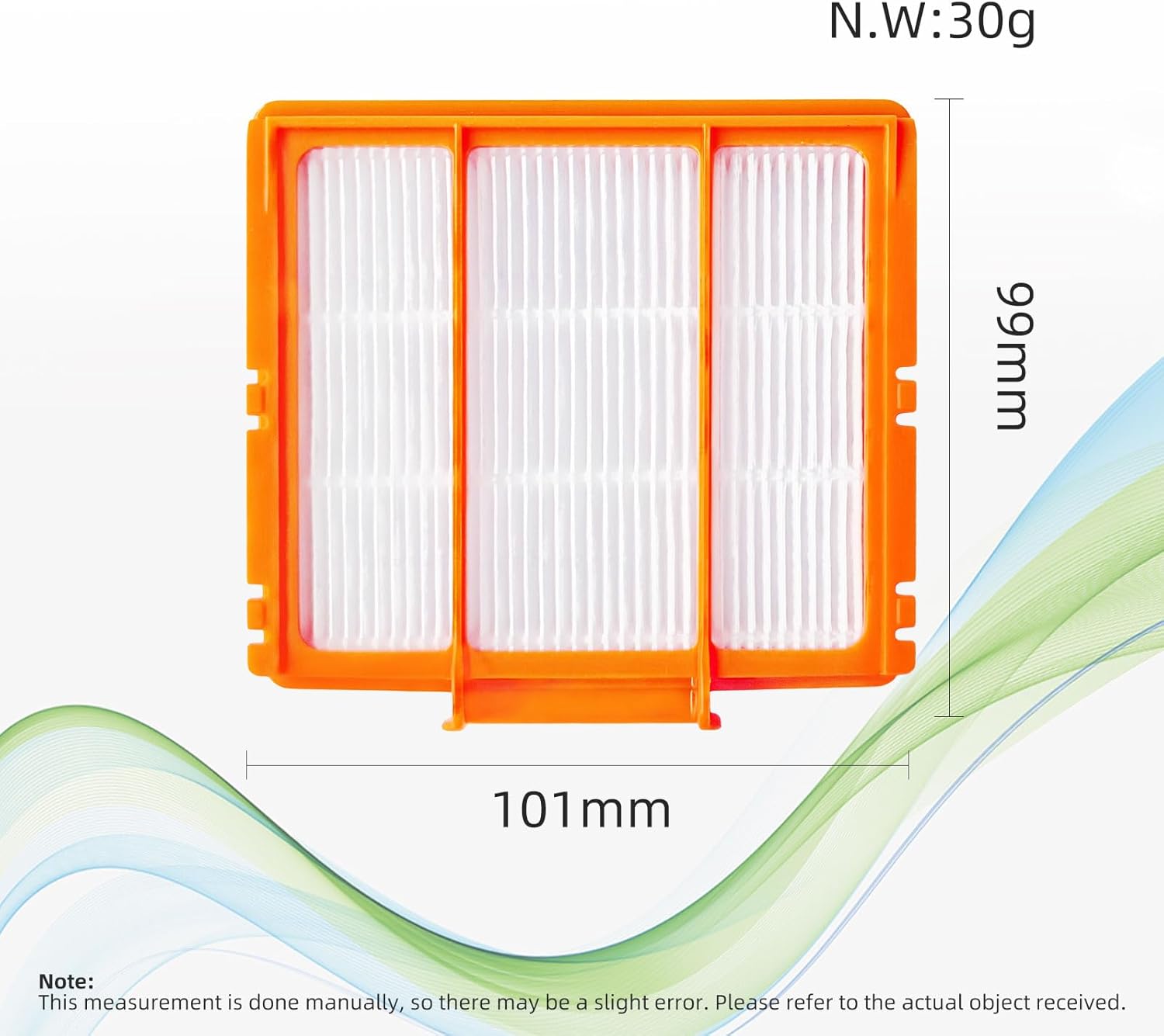 6 Pcs Replacement Pre-Motor Filter Compatible for Shark AV251WAXUS AV2511AE AV2501S AV2501AE RV2610WA UR2500SR UR250BEOUS AI Ultra Vacuum Robots Saver Kit Alternative to Part NO. XPRFRV2500
