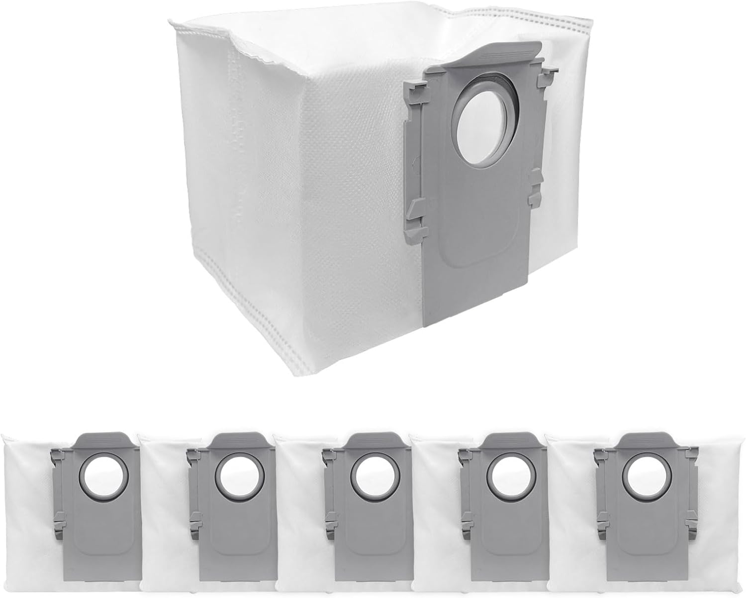 6 Pcs Replacement Refill Dust Bags Compatible with Q10 S5+, Q10 X5+, Q7 M5+, Q5 Max+, Q5+, S8 Pro Ultra, S8+, Q7 Max+, Q8 Max+, Robotic Vacuums 3L Large Capacity