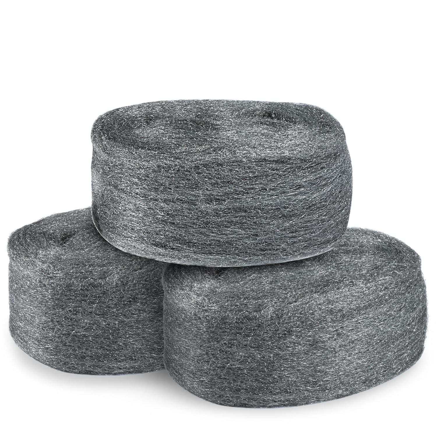 Steel Wool 0000 15oz 30ft - 0000 Steel Wool for Glass Fine Steel Pads for Chrome or Wood Polishing Weep Hole Covers for Brick Walls Fill Fabric l Fabric Pad Mice Control